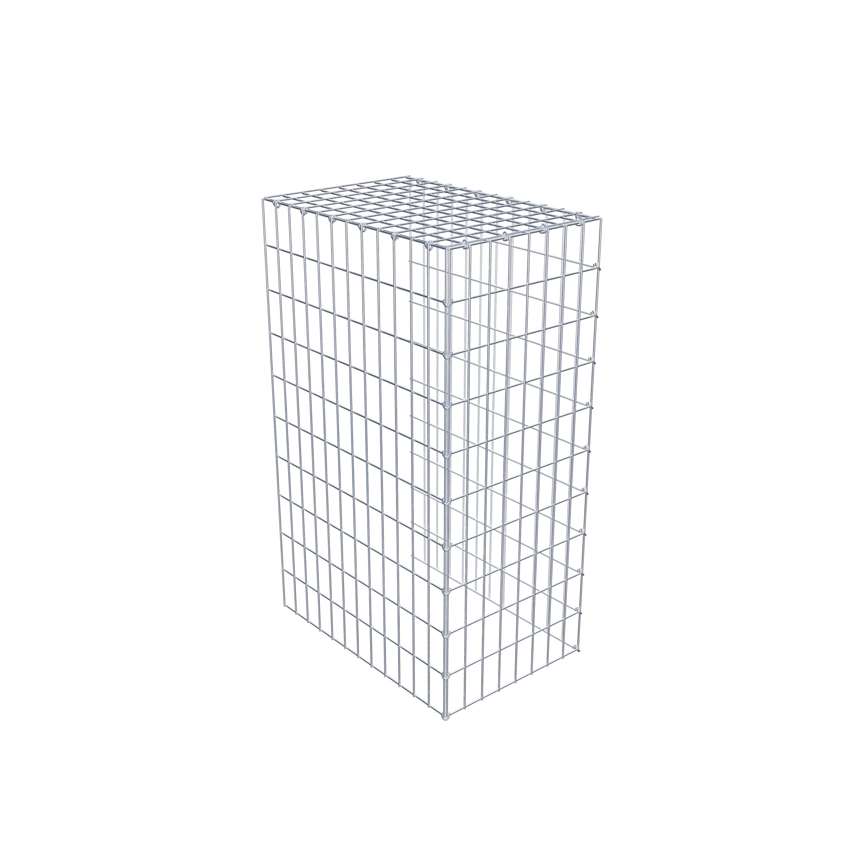 Fourche rapportée type 4 100 cm x 60 cm x 40 cm (L x H x P), mailles 5 cm x 10 cm, anneau C