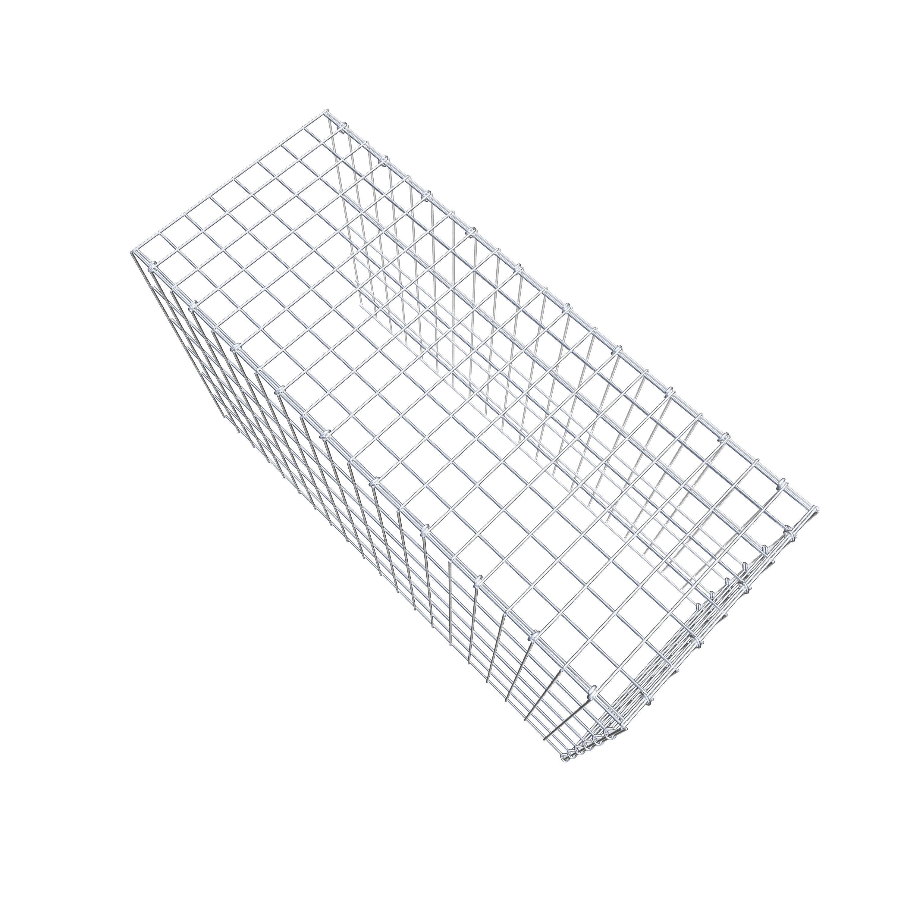 Fourche rapportée type 4 100 cm x 60 cm x 40 cm (L x H x P), mailles 5 cm x 10 cm, anneau C