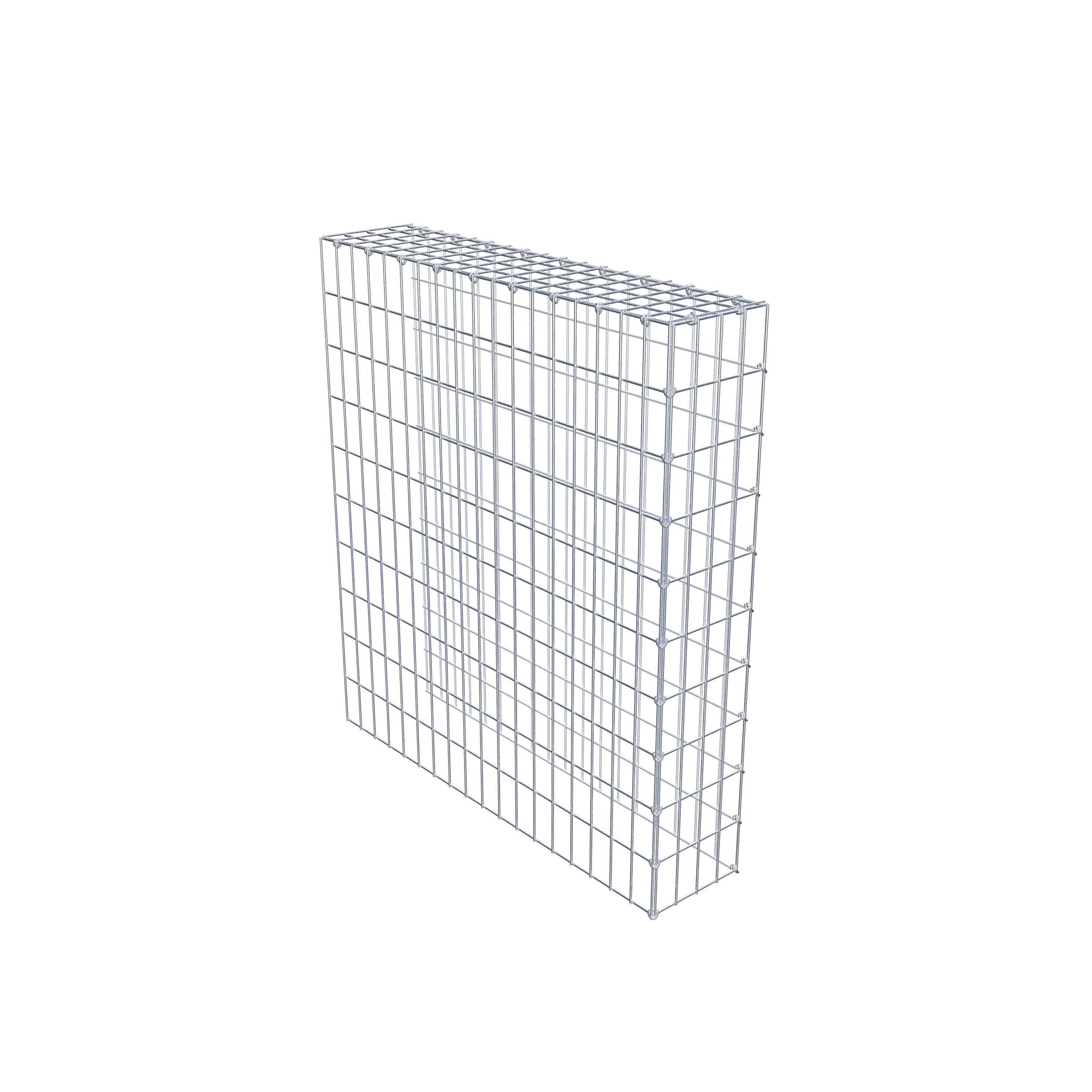 Fourche rapportée type 4 100 cm x 90 cm x 20 cm (L x H x P), mailles 5 cm x 10 cm, anneau C