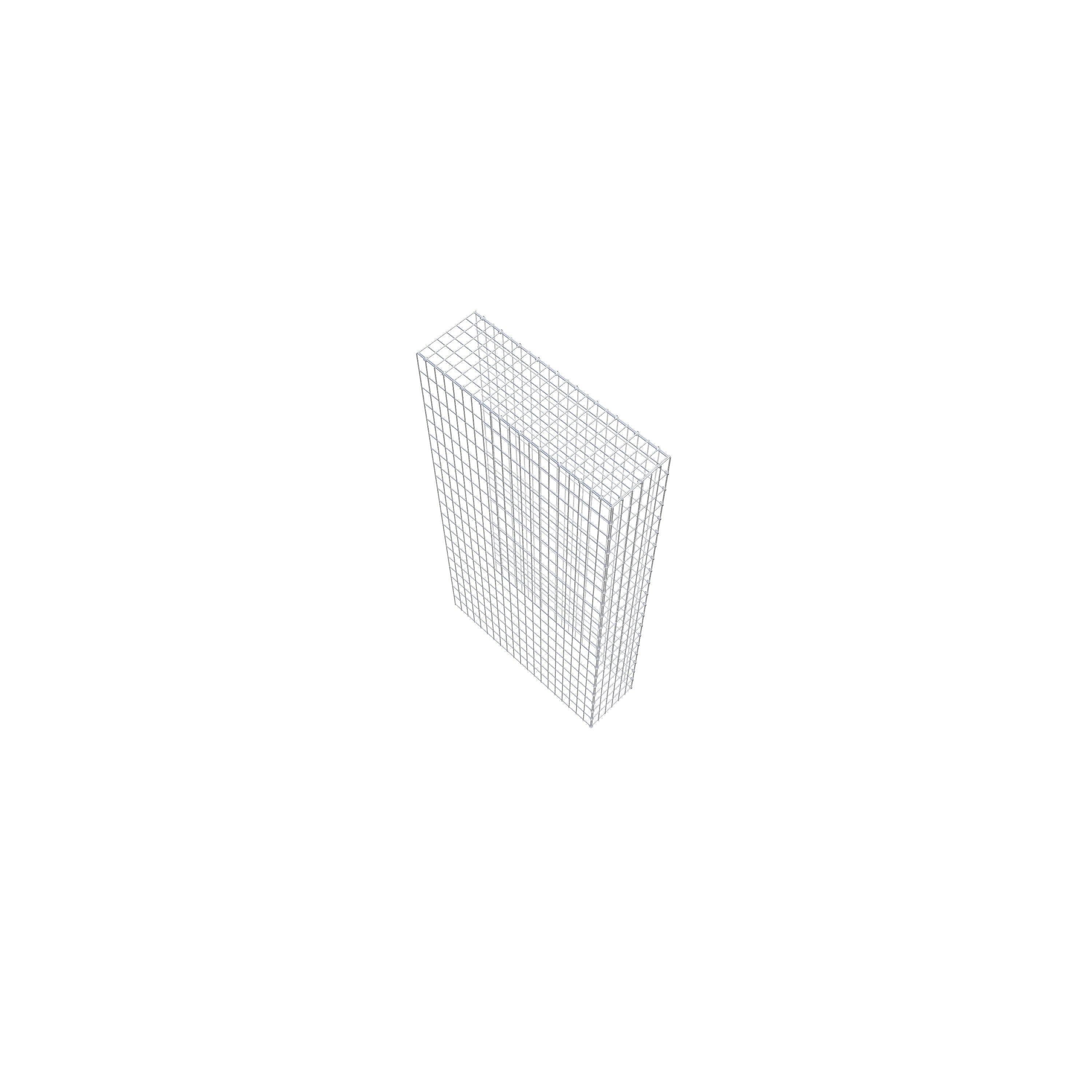 Fourche rapportée type 4 200 cm x 100 cm x 30 cm (L x H x P), mailles 5 cm x 10 cm, anneau en C