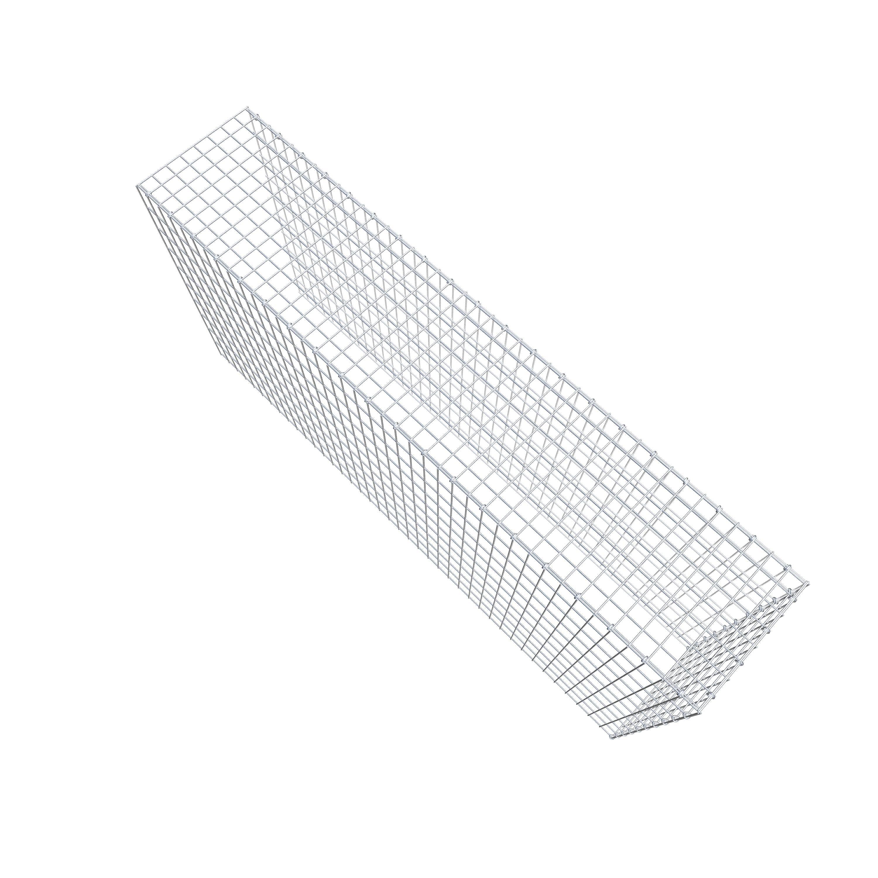 Pila adicional tipo 4 200 cm x 100 cm x 40 cm (L x A x P), malla 5 cm x 10 cm, anillo en C