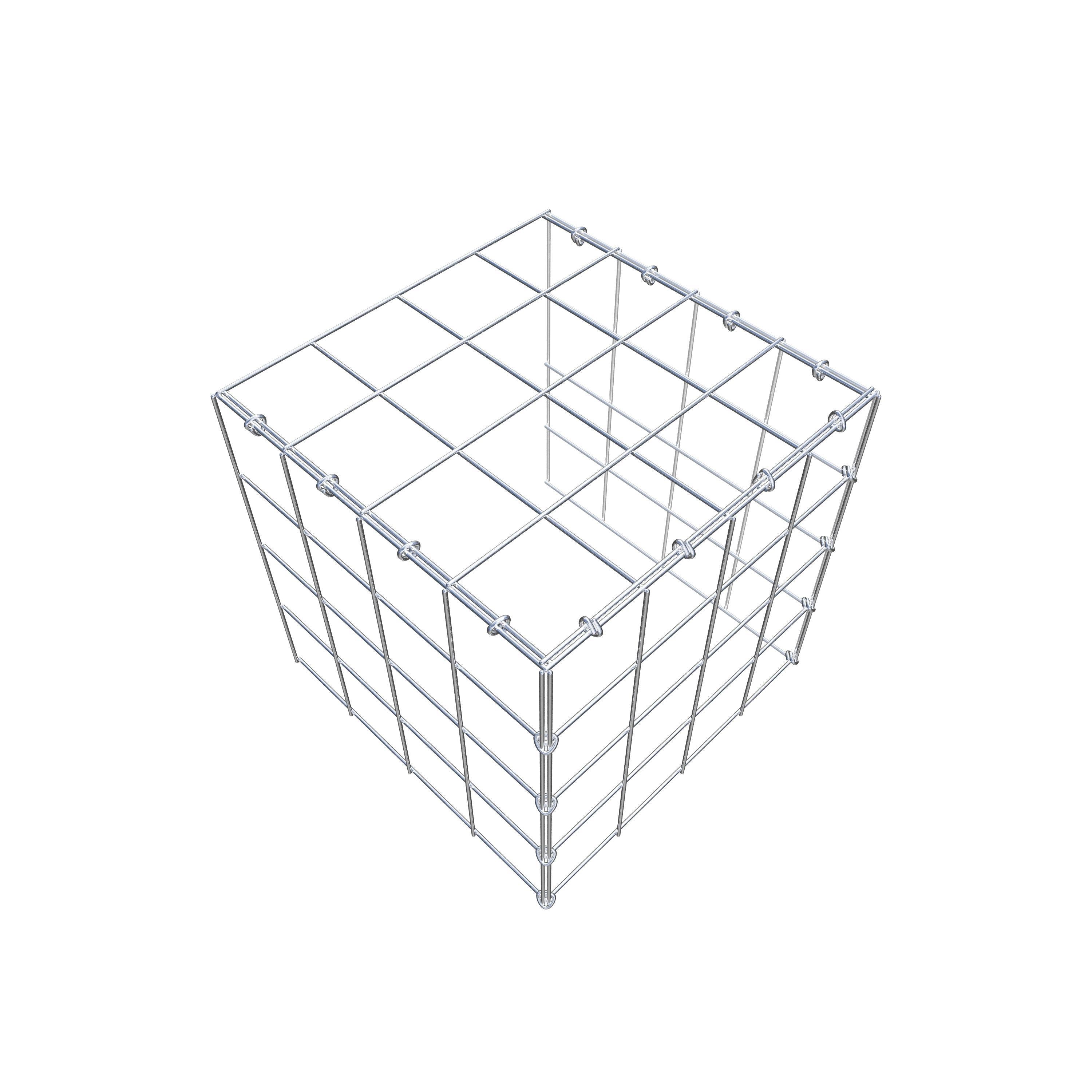 Add-on schanskorf type 4 40 cm x 40 cm x 40 cm (L x H x D), maaswijdte 10 cm x 10 cm, C-ring