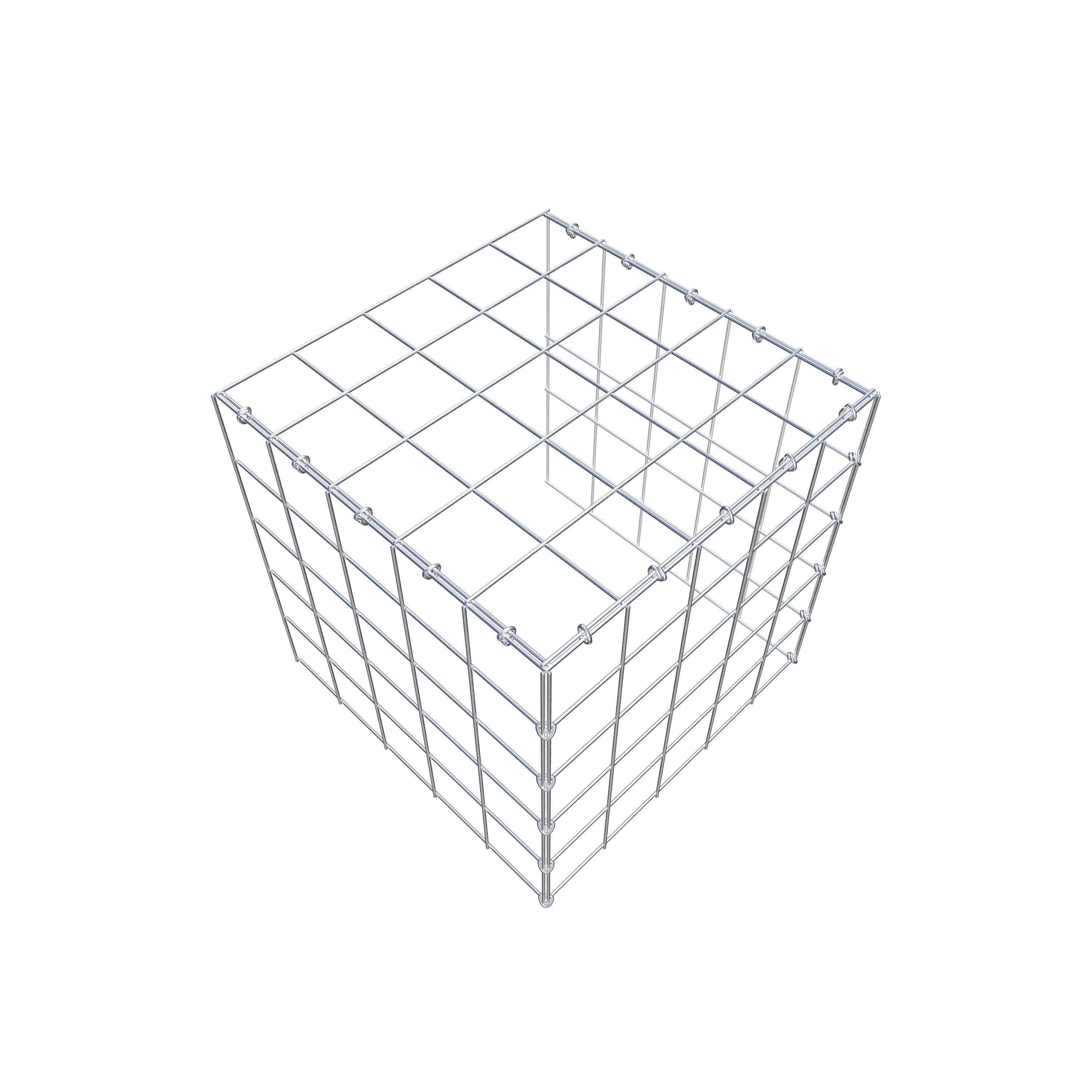 Fourche rapportée type 4 50 cm x 50 cm x 50 cm (L x H x P), mailles 10 cm x 10 cm, anneau C