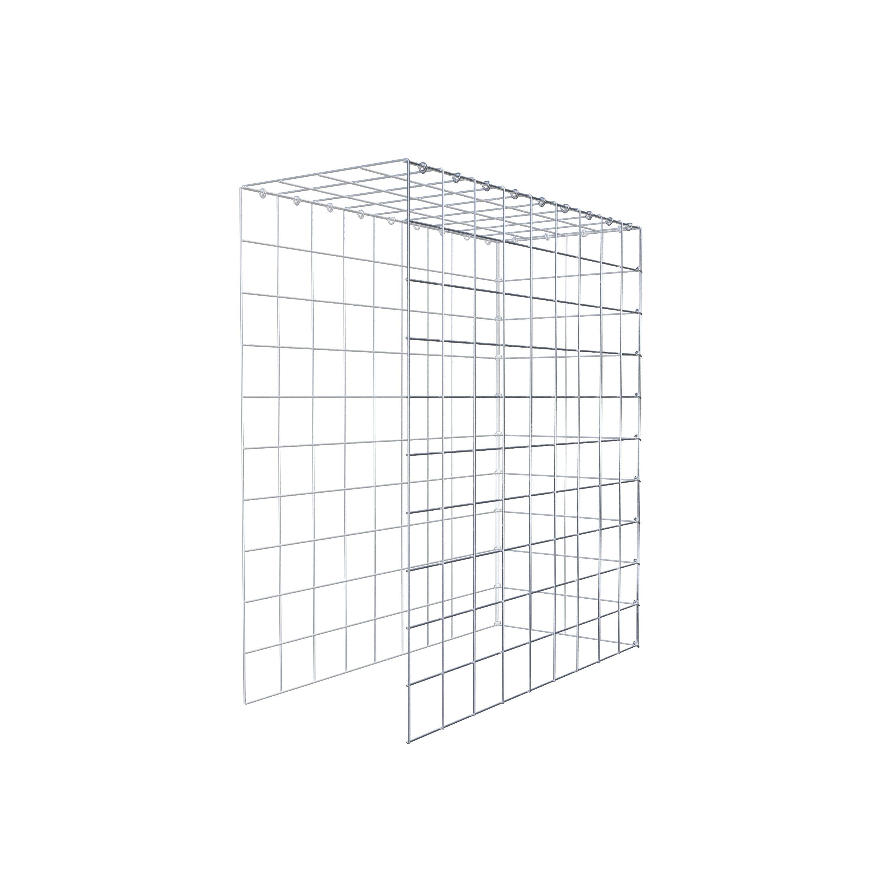 Add-on schanskorf type 4 100 cm x 90 cm x 40 cm (L x H x D), maaswijdte 10 cm x 10 cm, C-ring