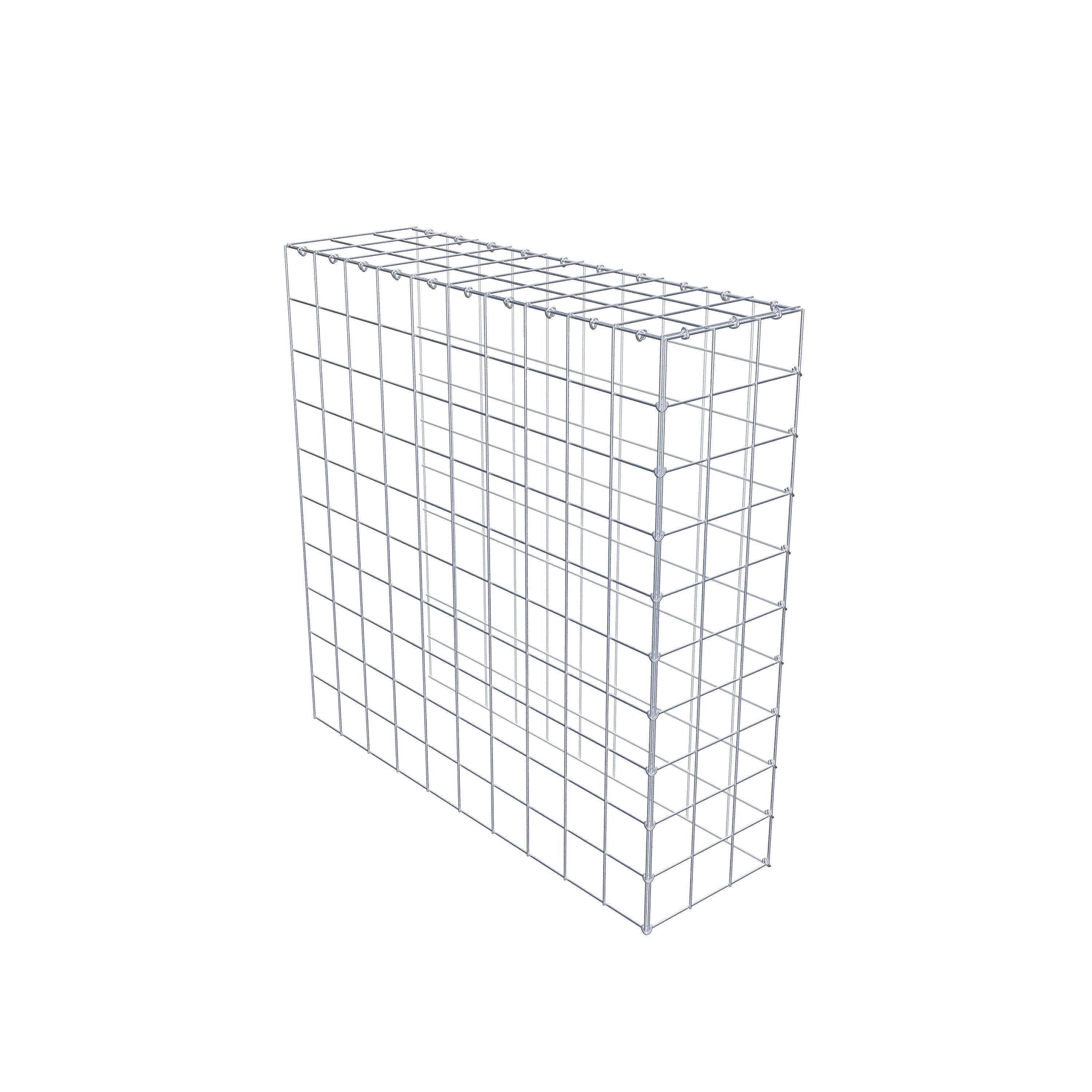 Add-on schanskorf type 4 100 cm x 100 cm x 30 cm (L x H x D), maaswijdte 10 cm x 10 cm, C-ring