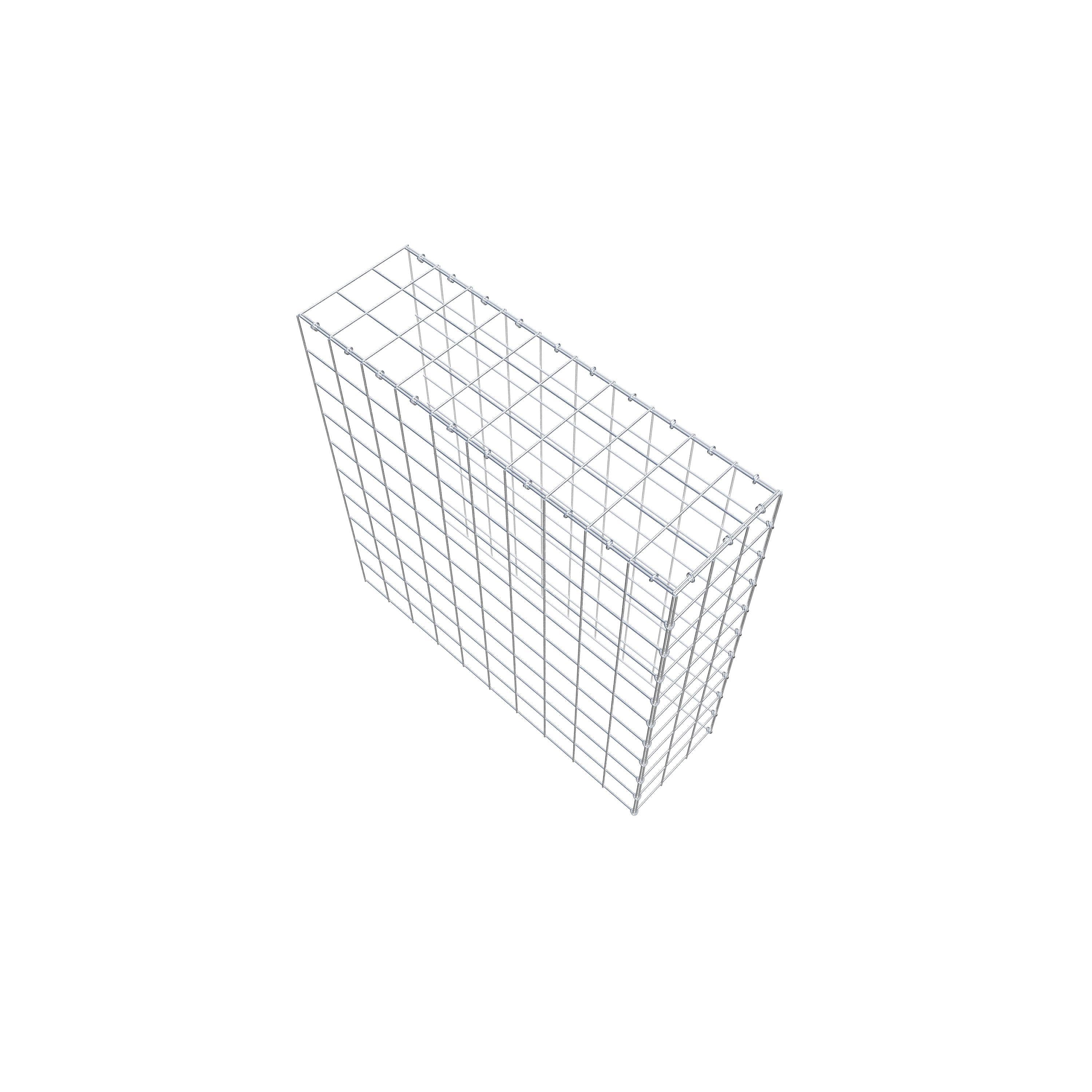 Add-on schanskorf type 4 100 cm x 100 cm x 30 cm (L x H x D), maaswijdte 10 cm x 10 cm, C-ring