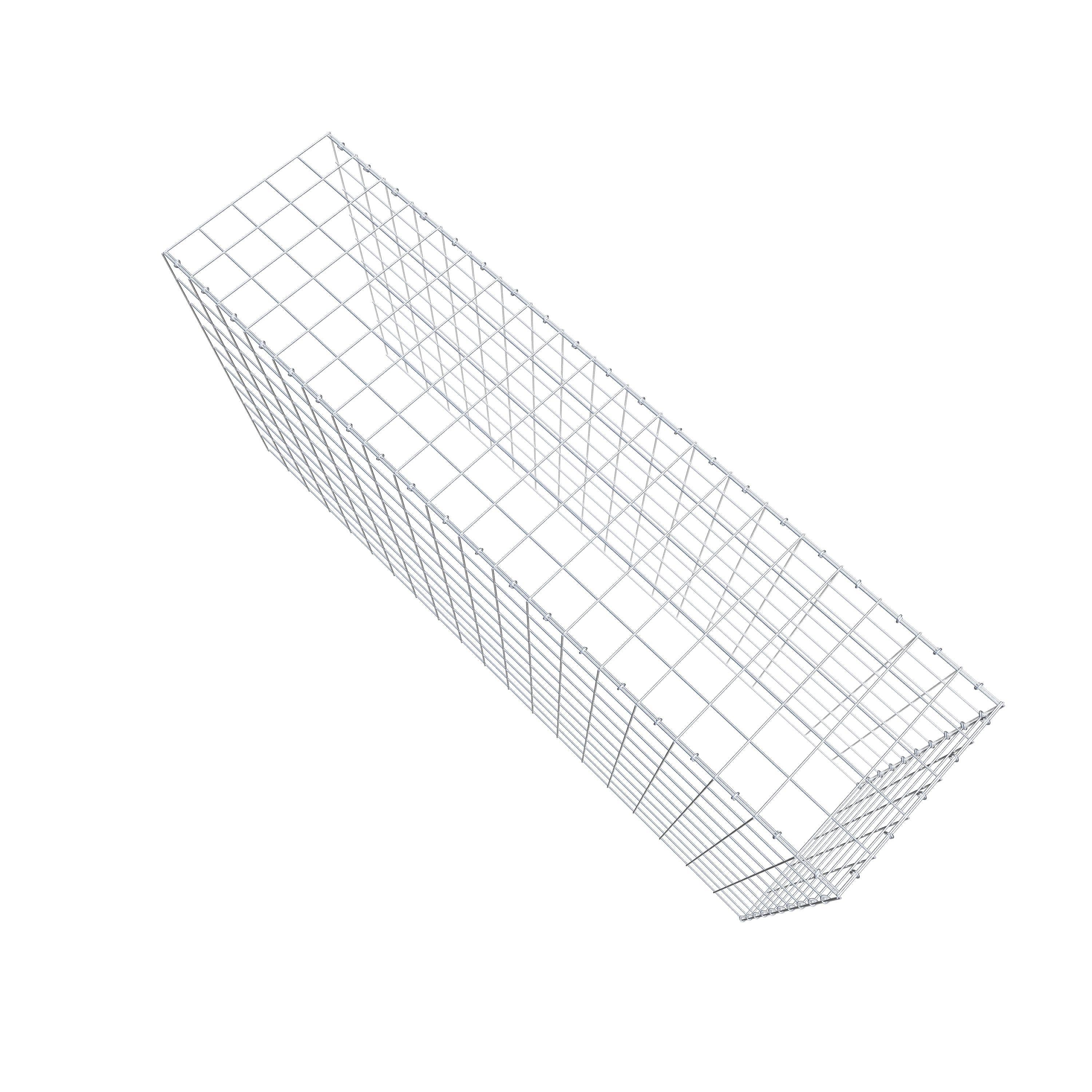 Add-on schanskorf type 4 200 cm x 100 cm x 50 cm (L x H x D), maaswijdte 10 cm x 10 cm, C-ring