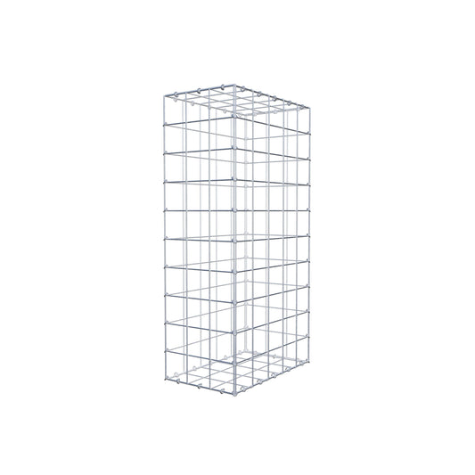 Gabion 100 cm x 50 cm x 30 cm (L x H x P), maille 10 cm x 10 cm, anneau en C
