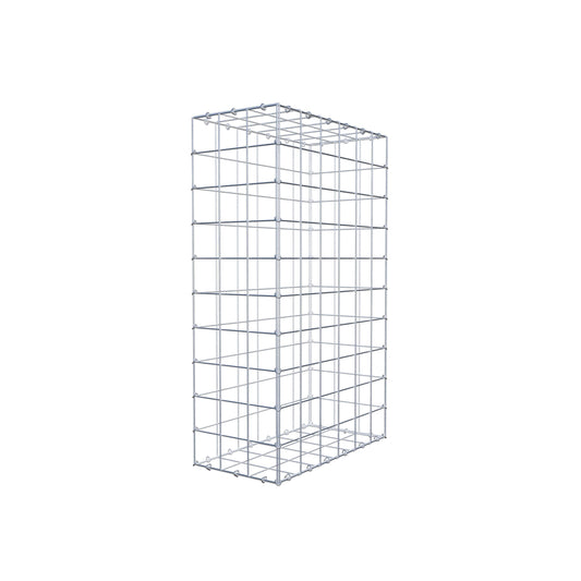 Gabion 100 cm x 60 cm x 30 cm (L x H x D), maskstorlek 10 cm x 10 cm, C-ring
