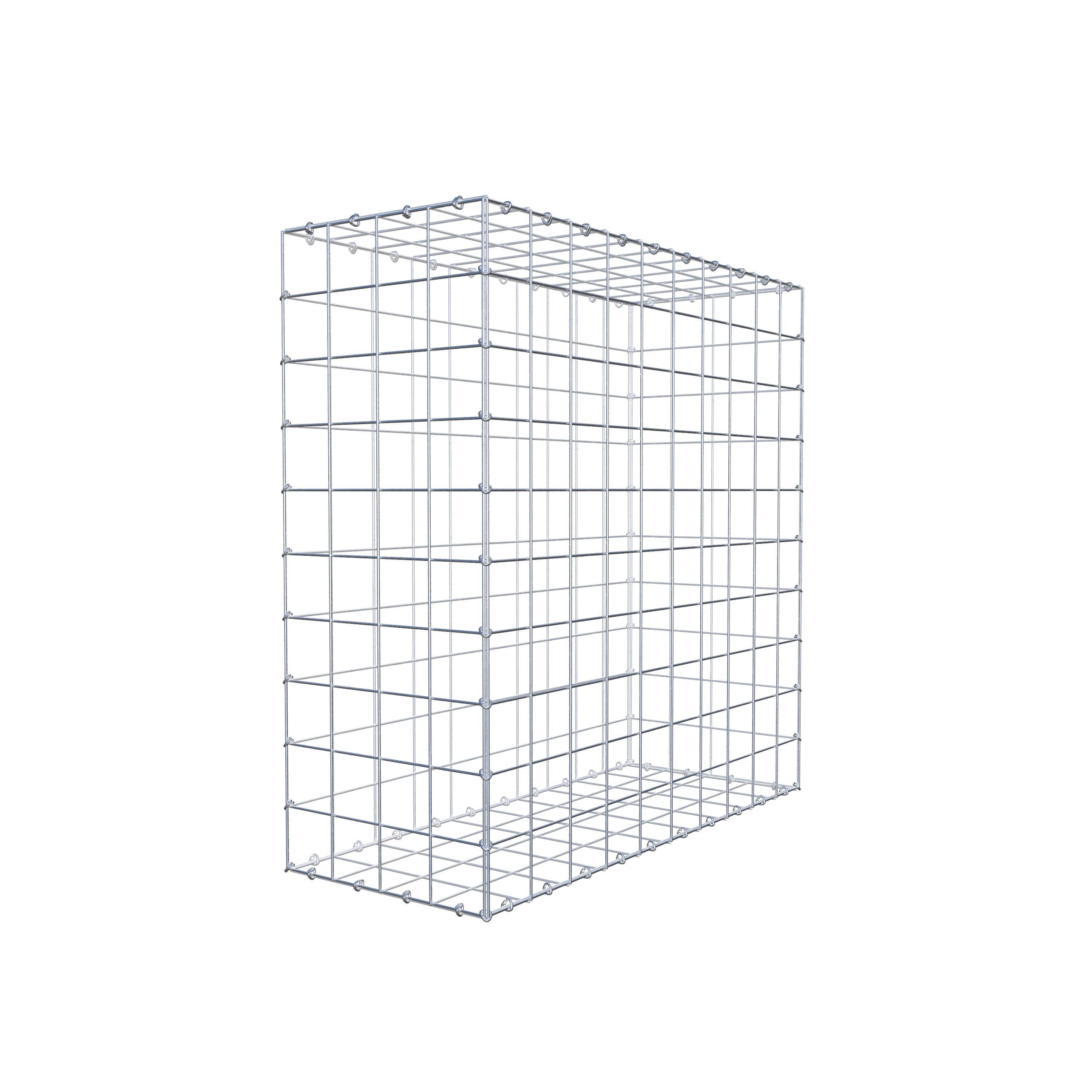 Gabion 100 cm x 100 cm x 40 cm (L x H x P), mailles 10 cm x 10 cm, anneau en C
