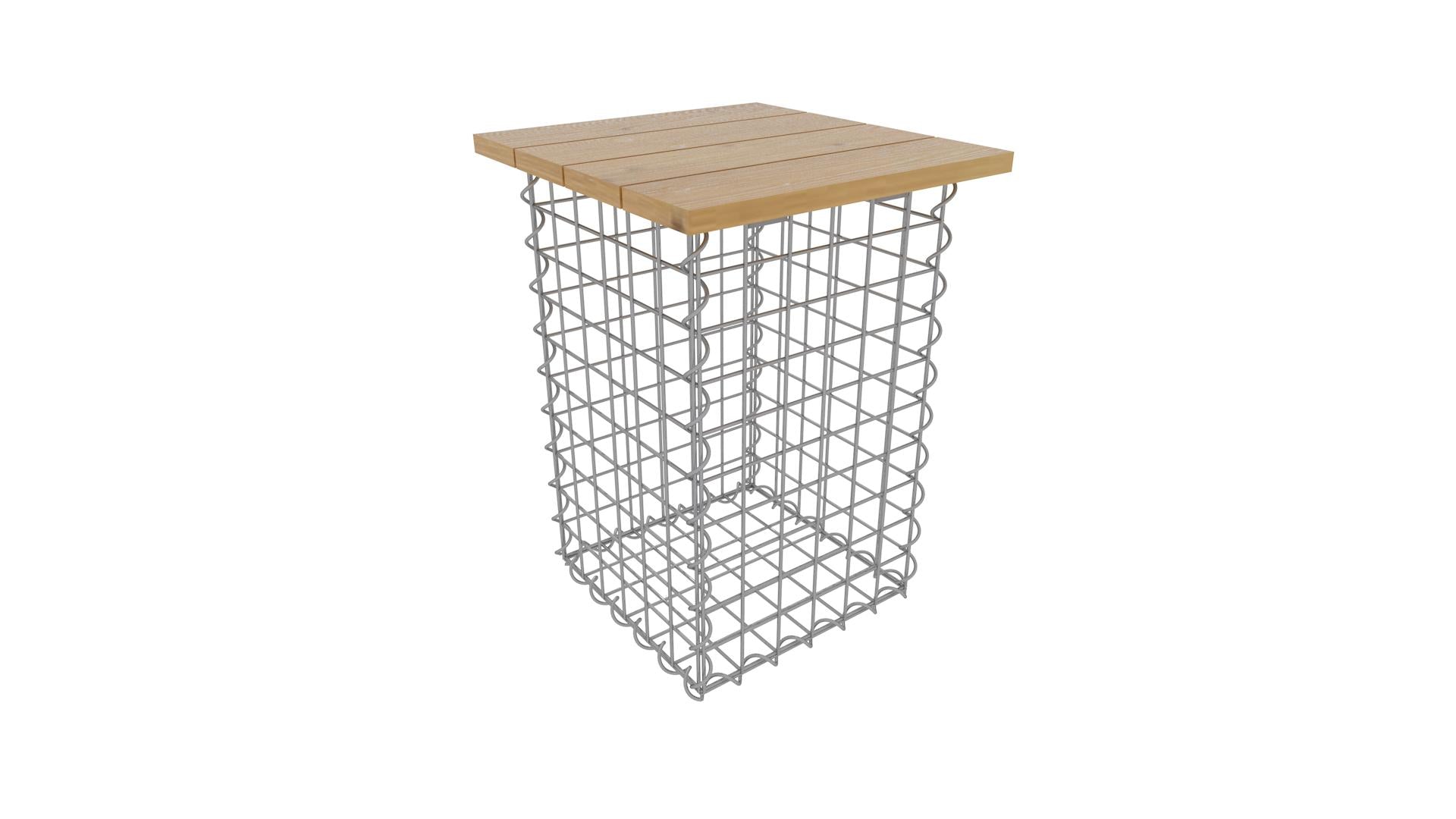 Tabouret Spirale MW 5 x 5 TEAK