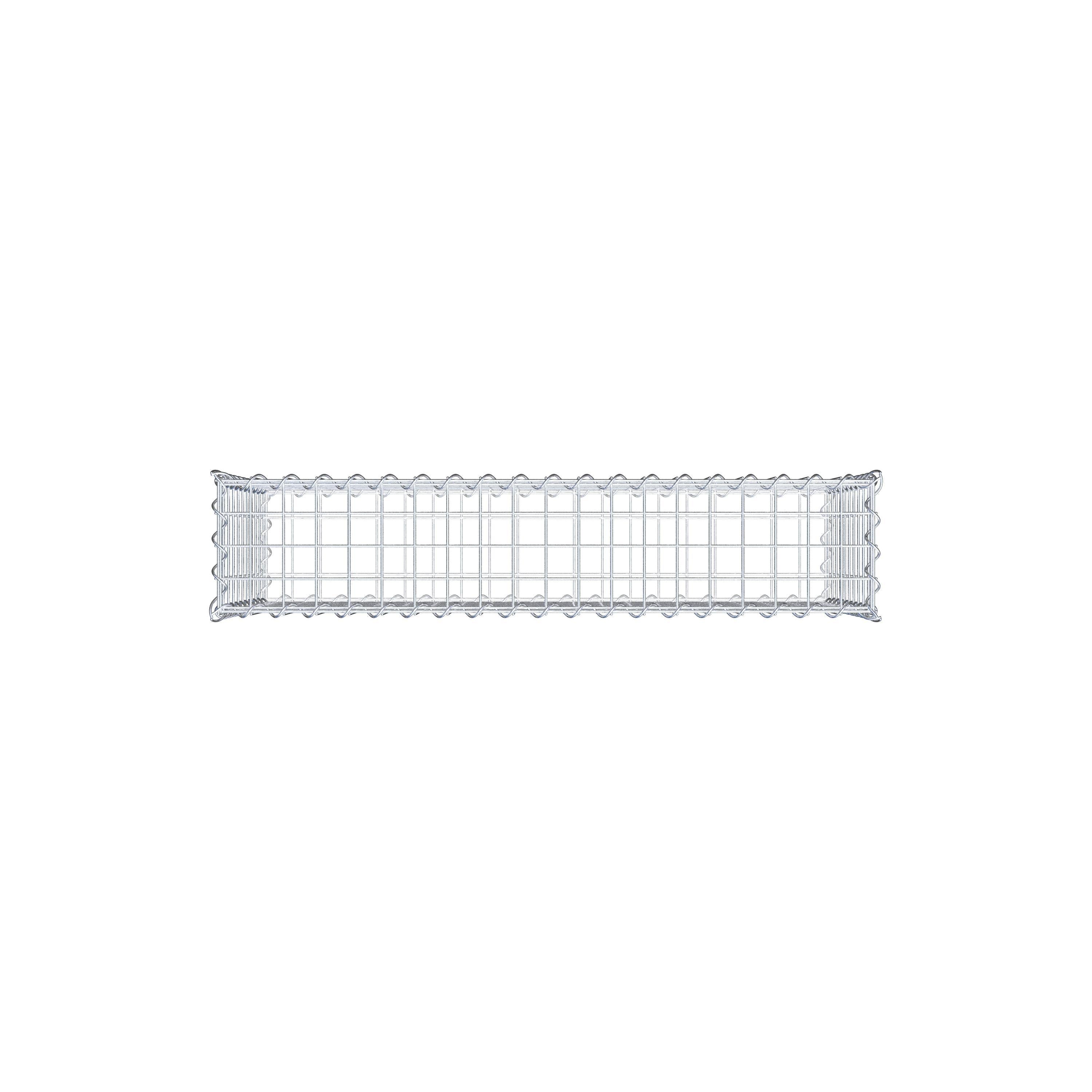 Set di 2 gabbioni 100 cm x 50 cm x 20 cm (L x H x P), maglia 5 x 5 cm, spirale