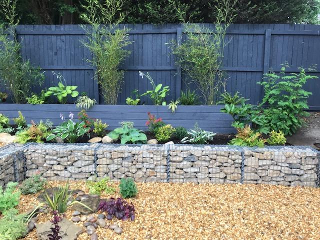 Set of 2 gabions 100 cm x 50 cm x 30 cm (L x H x D), mesh size 5 x 5 cm, spiral