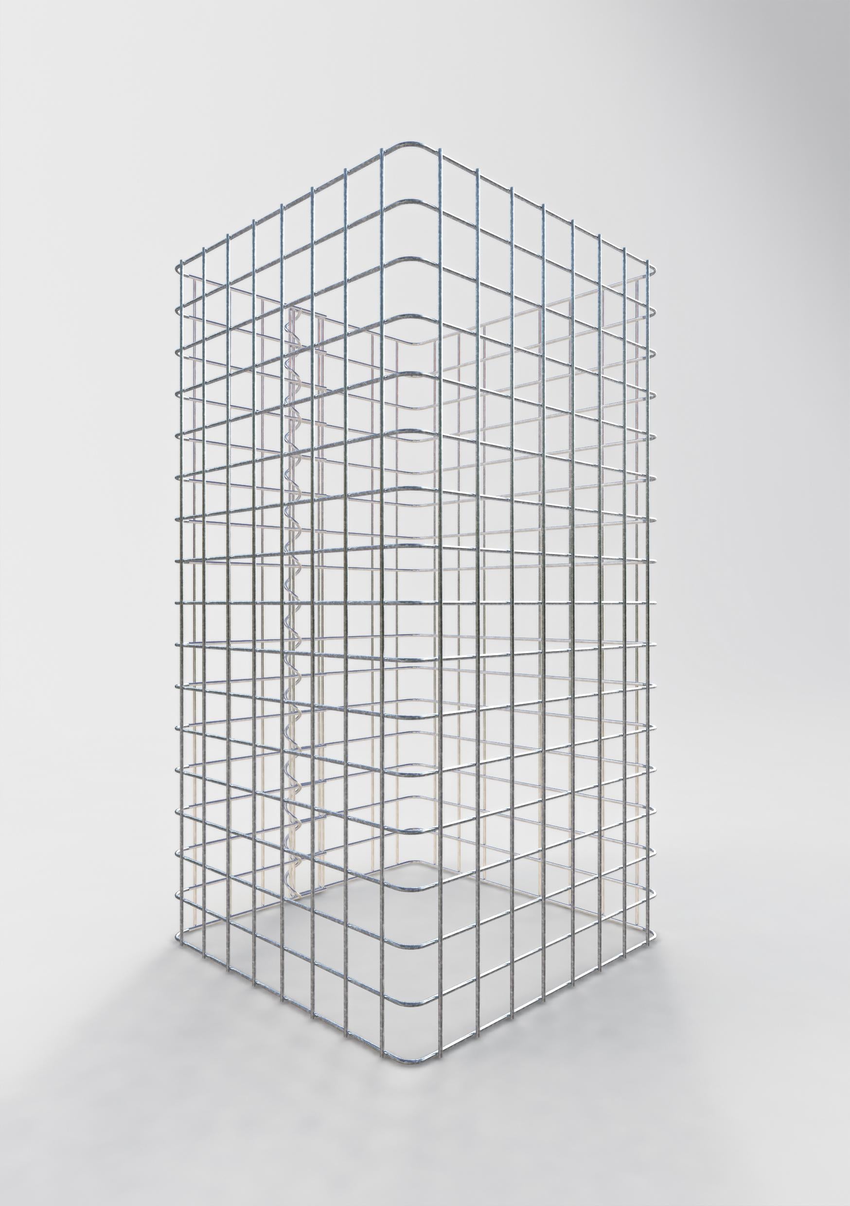 Colonne de gabion 42 x 42 cm MW 5 x 5 cm carré