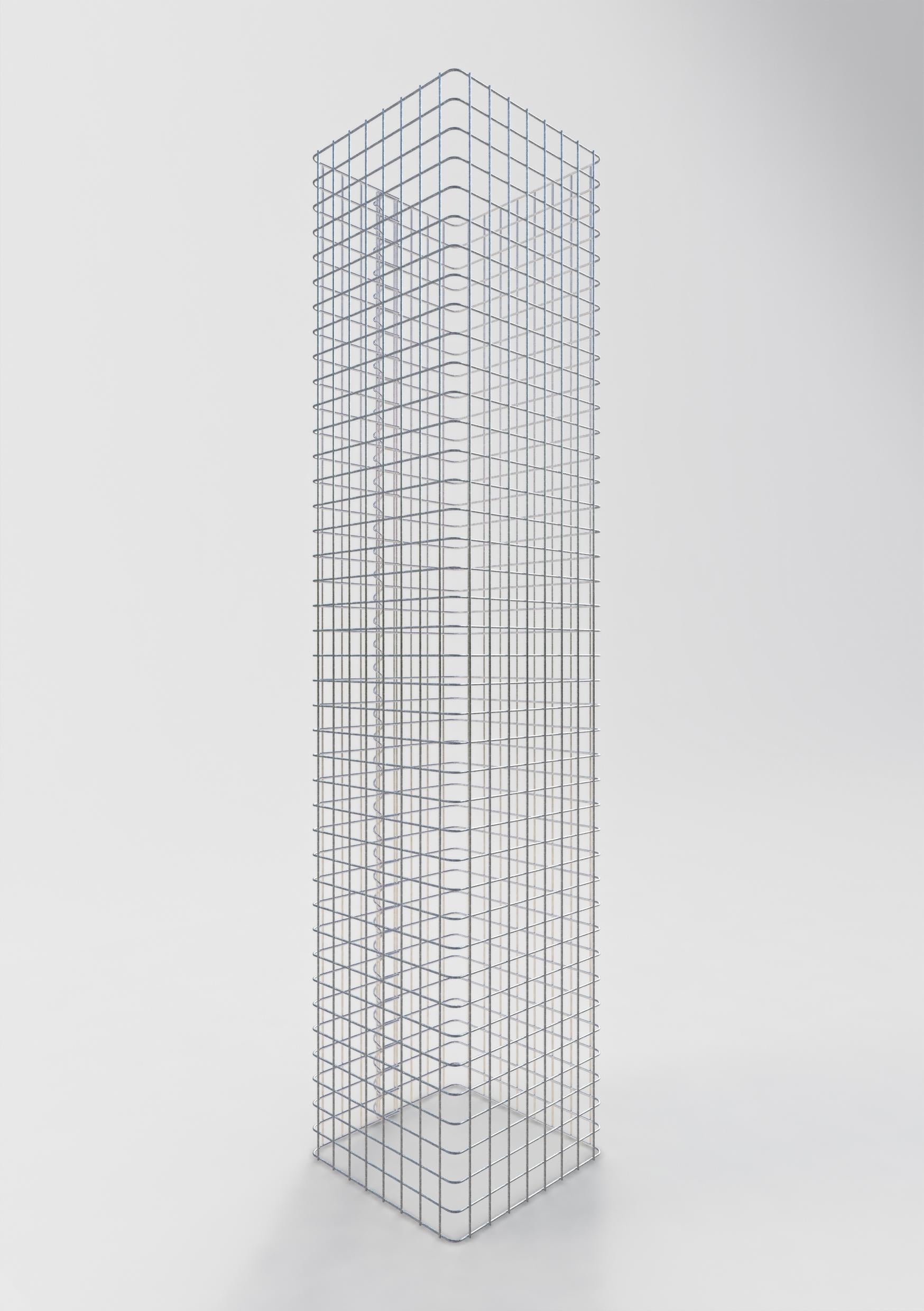Colonne de gabion 42 x 42 cm MW 5 x 5 cm carré