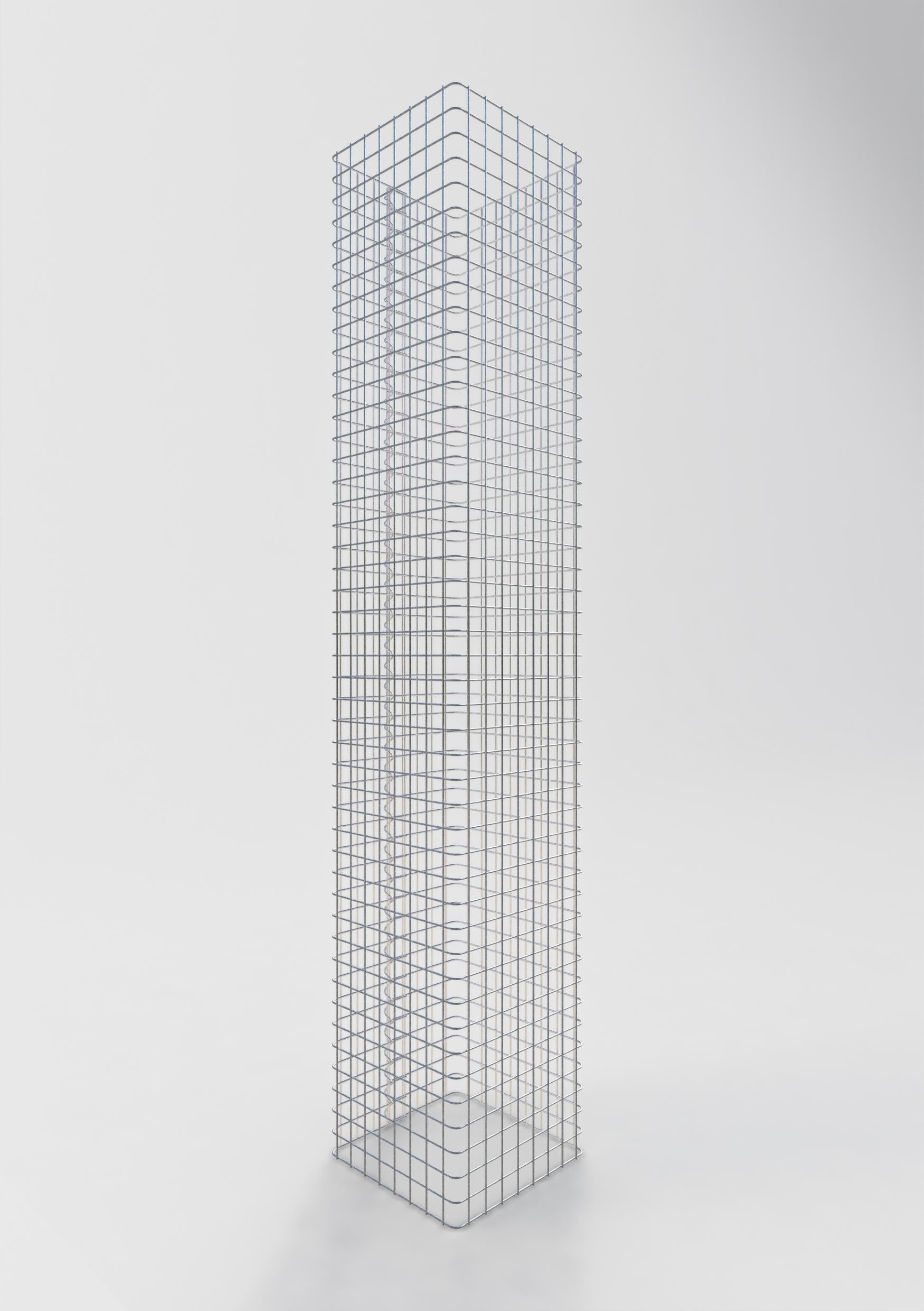 Colonne de gabion 42 x 42 cm MW 5 x 5 cm carré