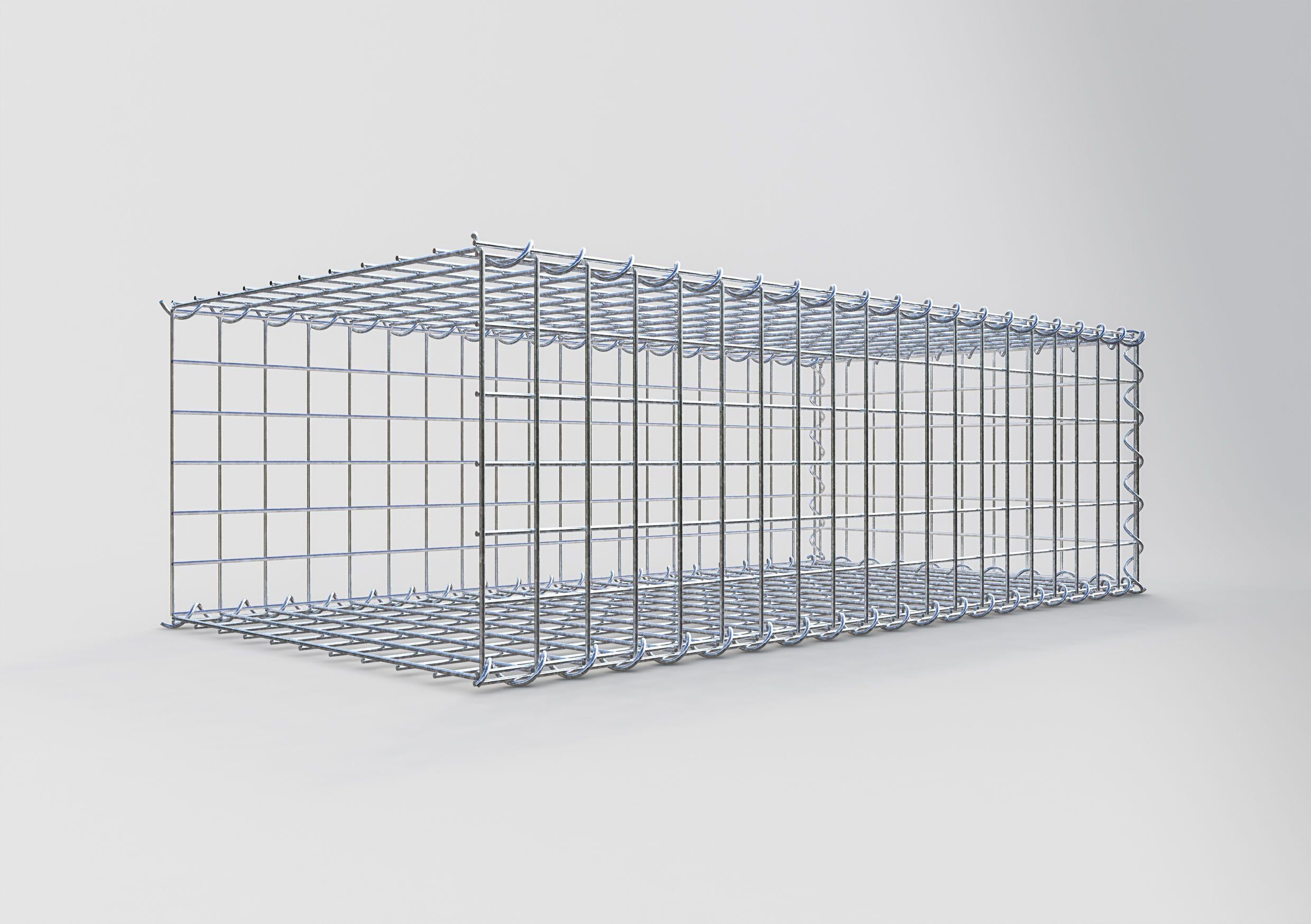 Gavión complementario tipo 2 100 cm x 30 cm x 50 cm (L x A x P), malla 5 cm x 5 cm, espiral