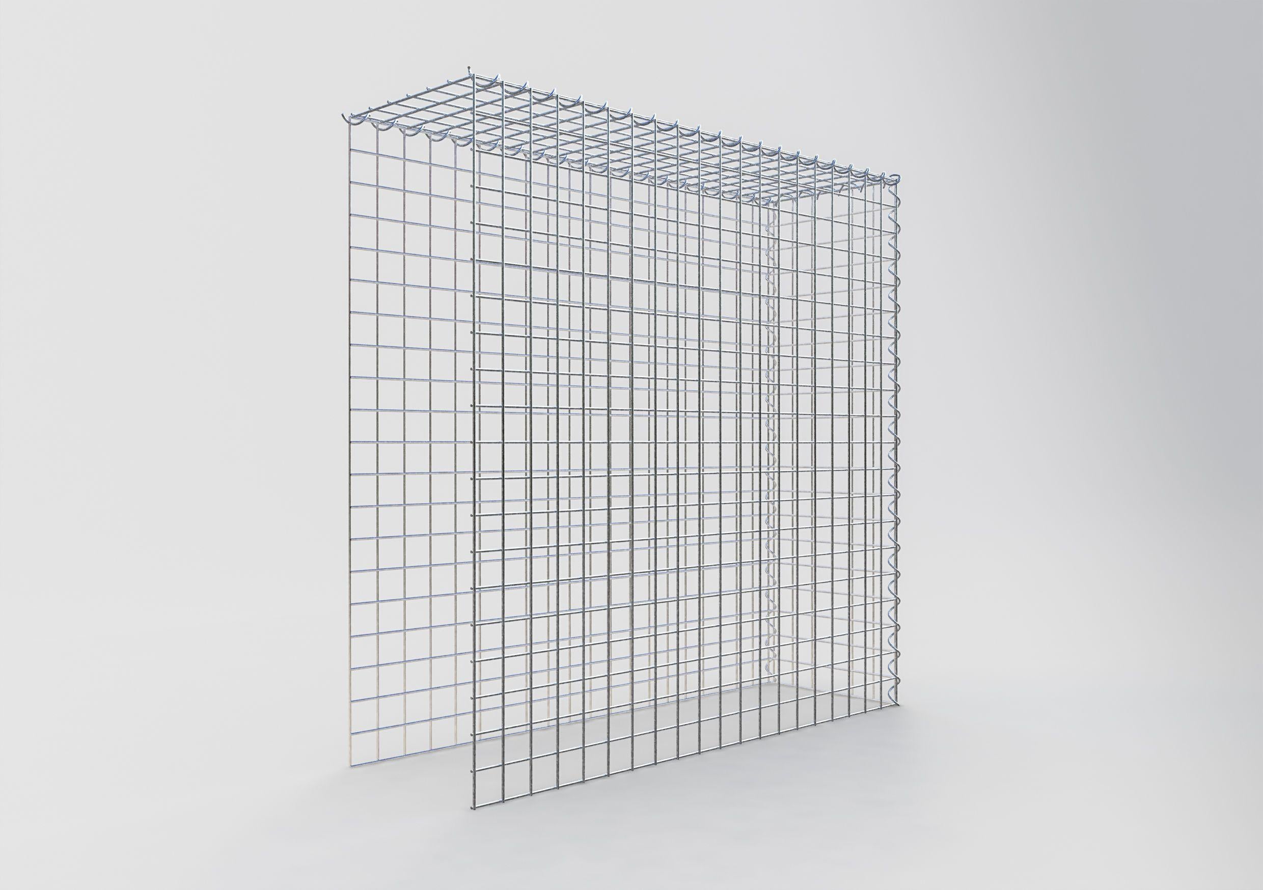 Gavión complementario tipo 4 100 cm x 100 cm x 30 cm (L x A x P), malla 5 cm x 5 cm, espiral