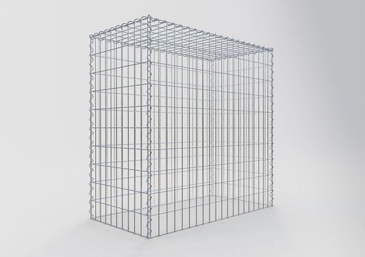 Gabion rapporté type 3 100 cm x 100 cm x 50 cm (L x H x P), mailles 5 cm x 10 cm, spirale