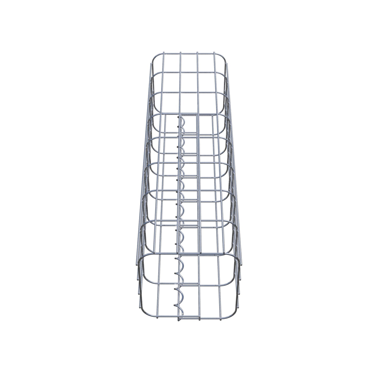 Gabion column square 22 cm x 22 cm, 80 cm height, MW 5 cm x 10 cm