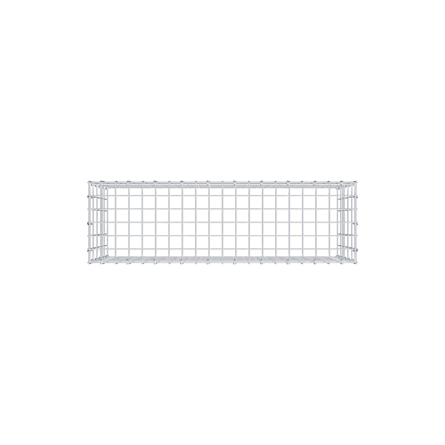 Gabbione aggiuntivo di tipo 3 100 cm x 50 cm x 30 cm (L x H x P), maglia 5 cm x 10 cm, anello a C