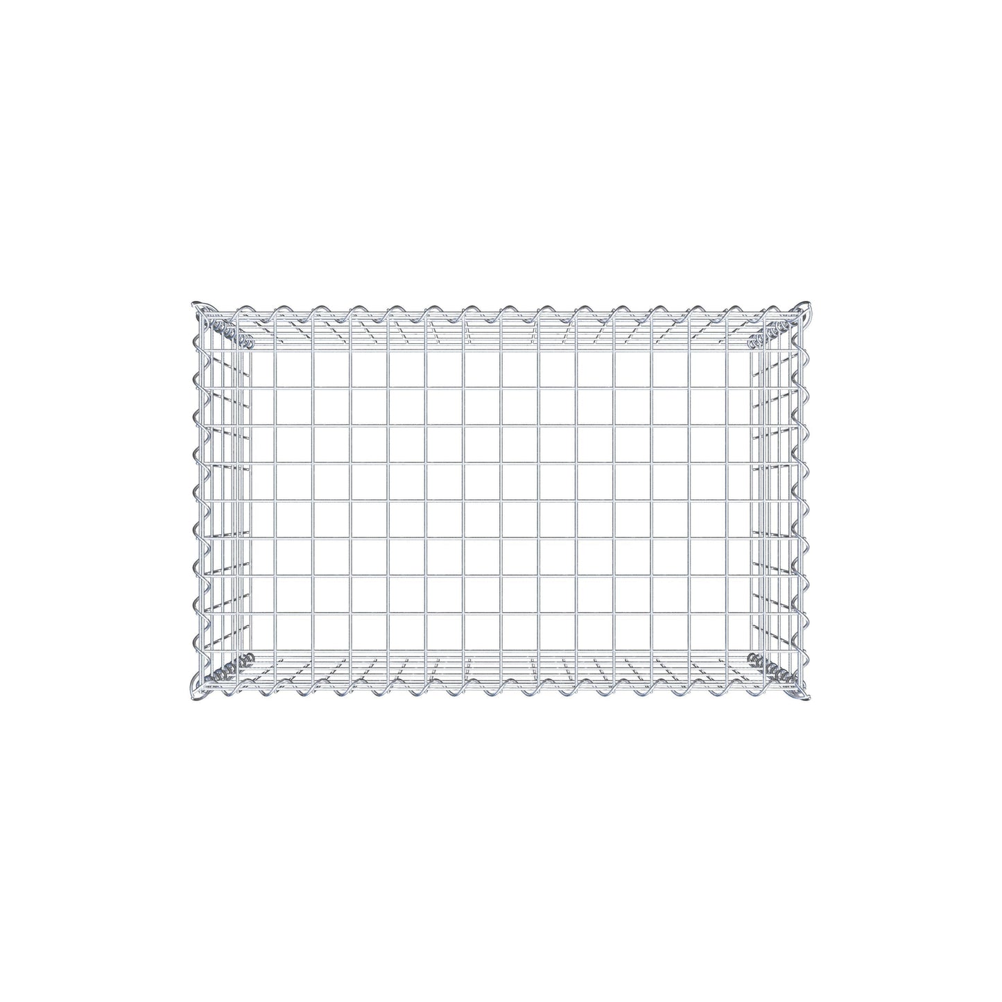 Anbaugabione Typ 3 80 cm x 50 cm x 50 cm (L x H x T), Maschenweite 5 cm x 10 cm, Spirale
