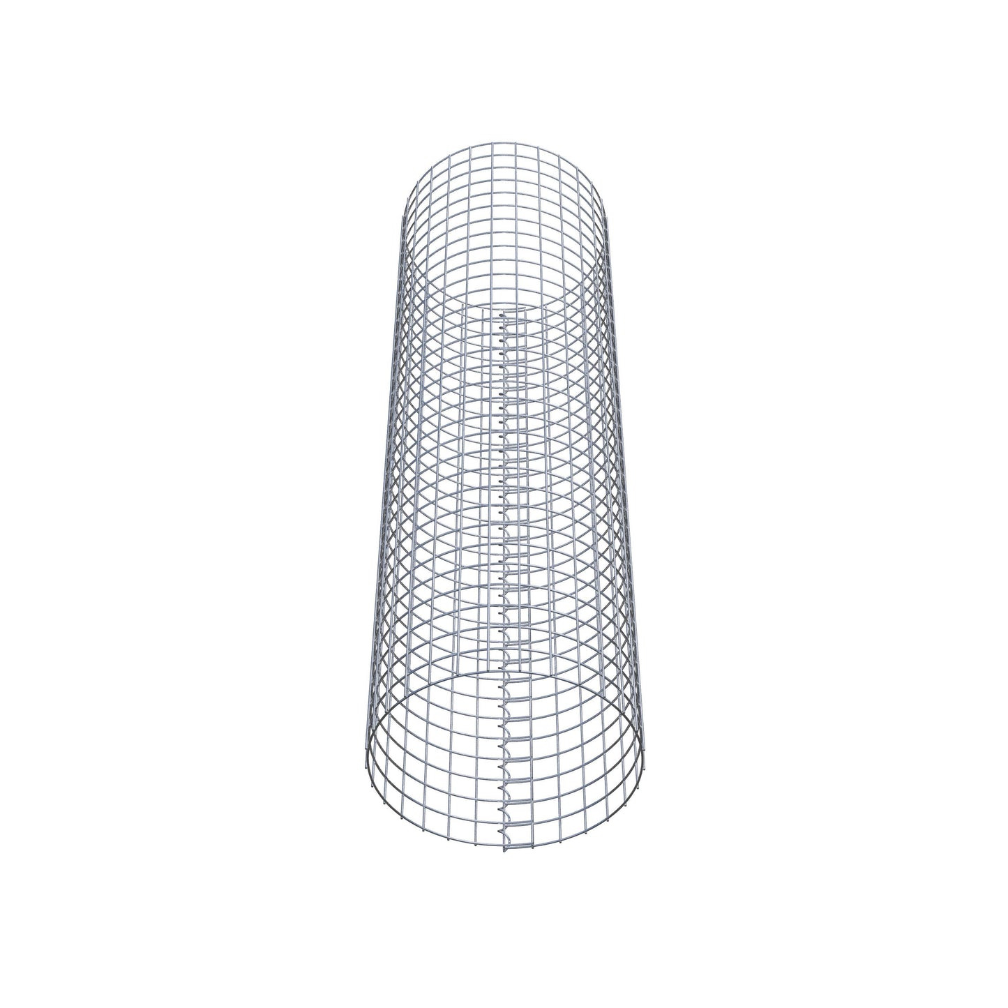 Gabionensäule rund 47 cm Durchmesser, 160 cm Höhe, Maschenweite 5 cm x 5 cm