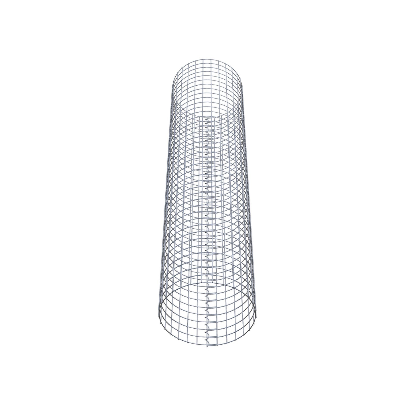 Colonna gabbionata rotonda 47 cm di diametro, 200 cm di altezza, maglia 5 cm x 5 cm