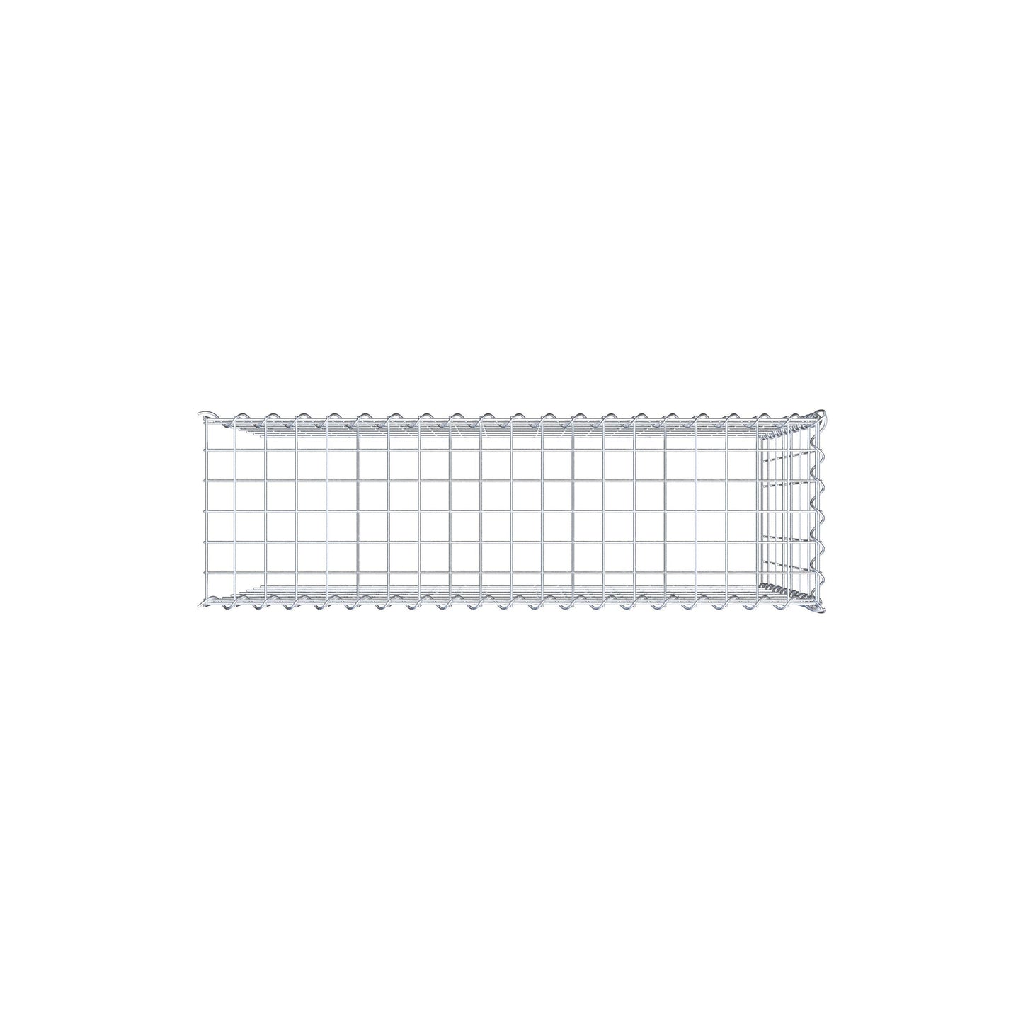 Gabbione aggiuntivo tipo 4 100 cm x 70 cm x 30 cm (L x H x P), maglia 5 cm x 10 cm, spirale
