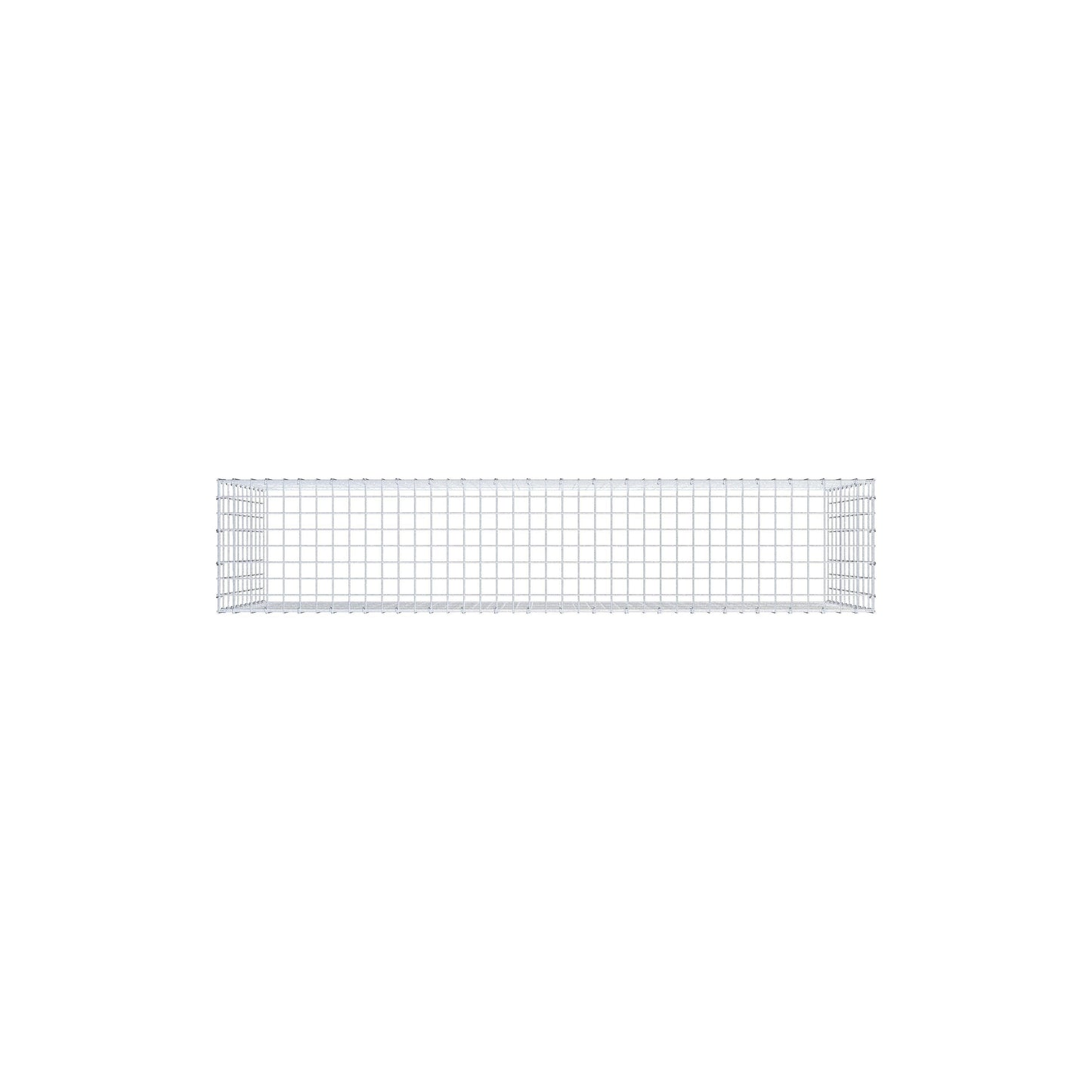 Anbaugabione Typ 3 200 cm x 100 cm x 40 cm (L x H x T), Maschenweite 5 cm x 10 cm, C-Ring