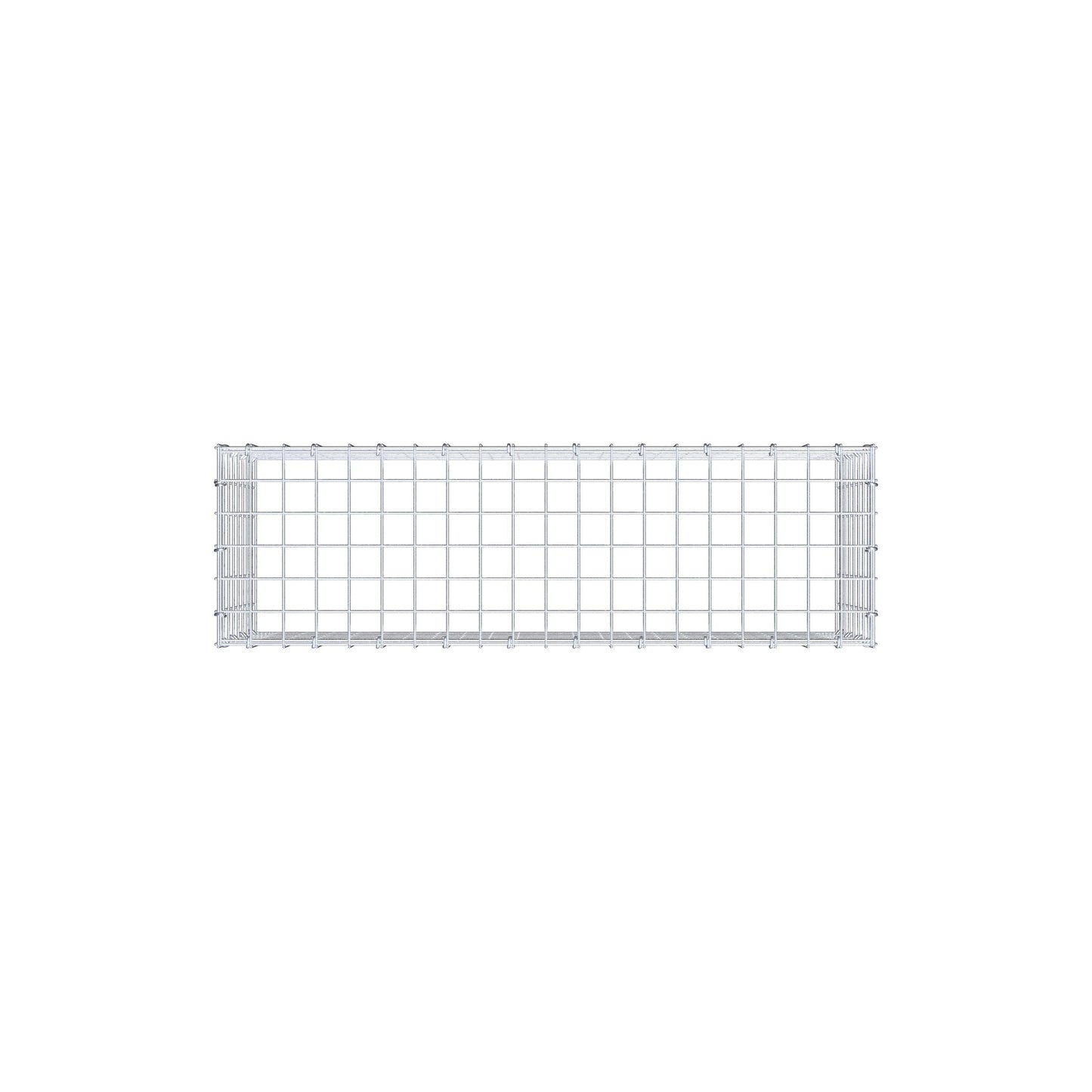 Type 3 oplegkorf 100 cm x 40 cm x 30 cm (L x H x D), maaswijdte 5 cm x 5 cm, C-ring