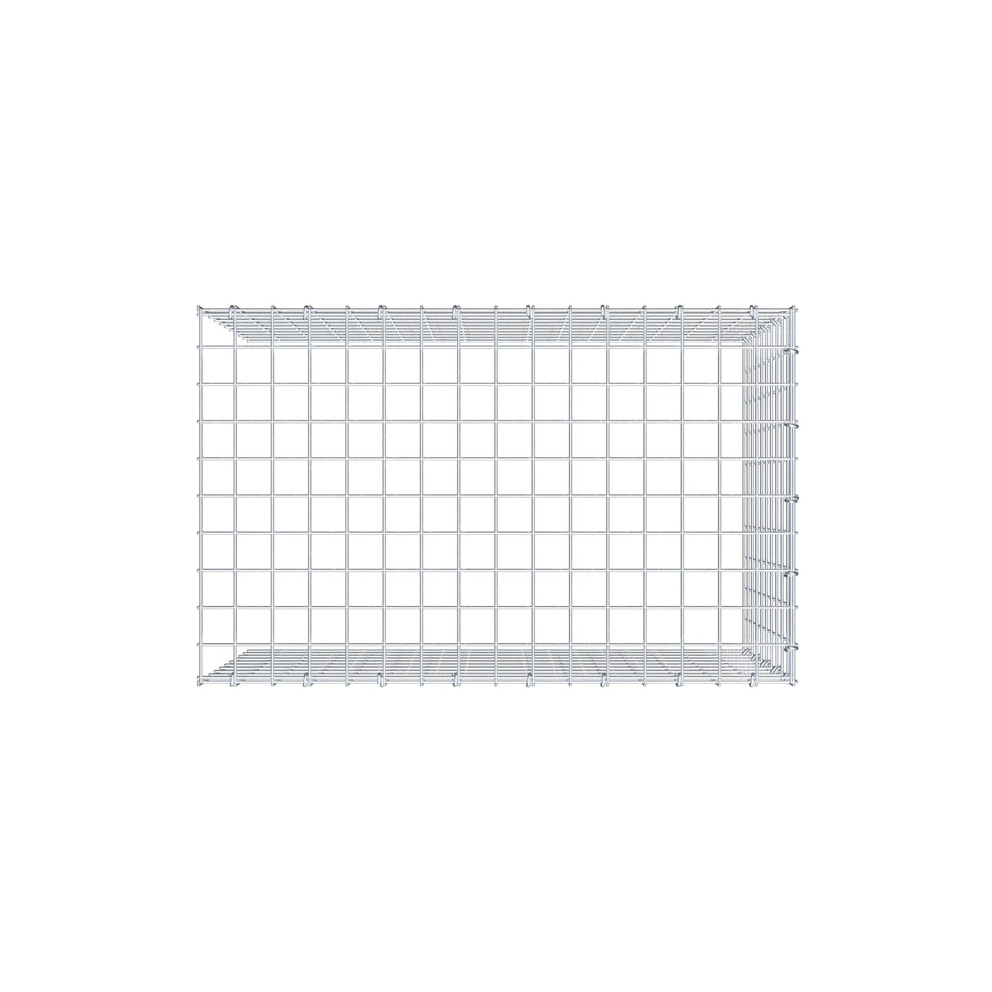 Tilläggspåle typ 4 80 cm x 50 cm x 50 cm (L x H x D), maskstorlek 5 cm x 5 cm, C-ring