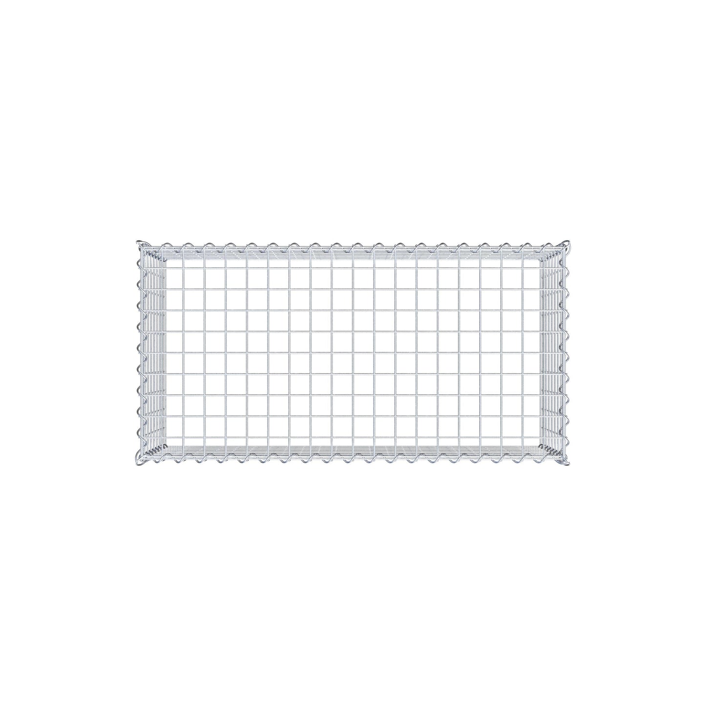 Anbaugabione Typ 3 100 cm x 40 cm x 50 cm (L x H x T), Maschenweite 5 cm x 5 cm, Spirale