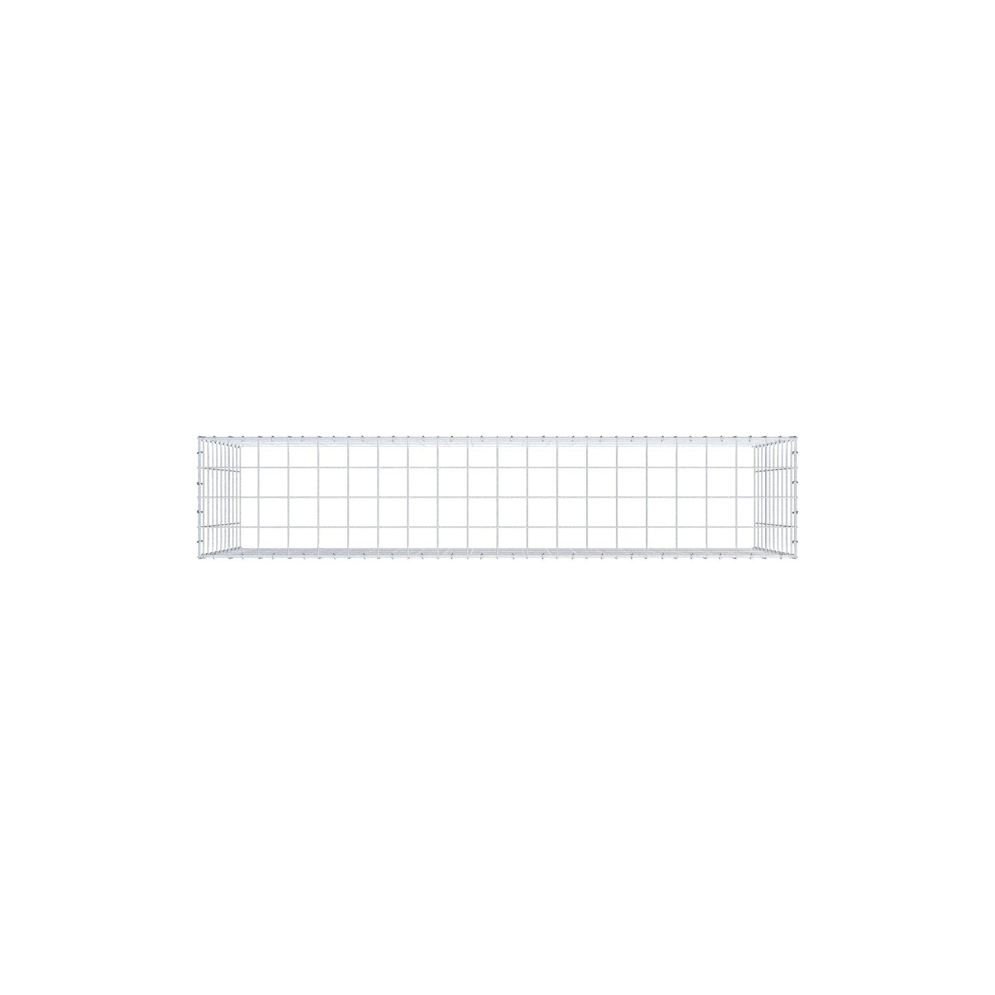Anbaugabione Typ 3 200 cm x 100 cm x 40 cm (L x H x T), Maschenweite 10 cm x 10 cm, C-Ring