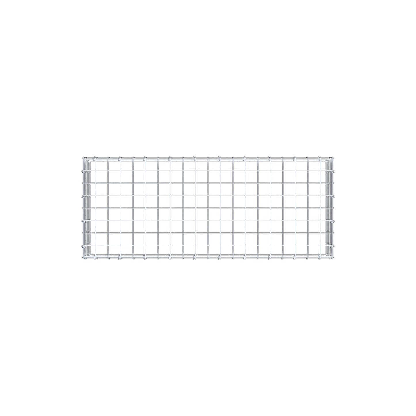 Fourche rapportée type 3 100 cm x 20 cm x 40 cm (L x H x P), mailles 5 cm x 5 cm, anneau C