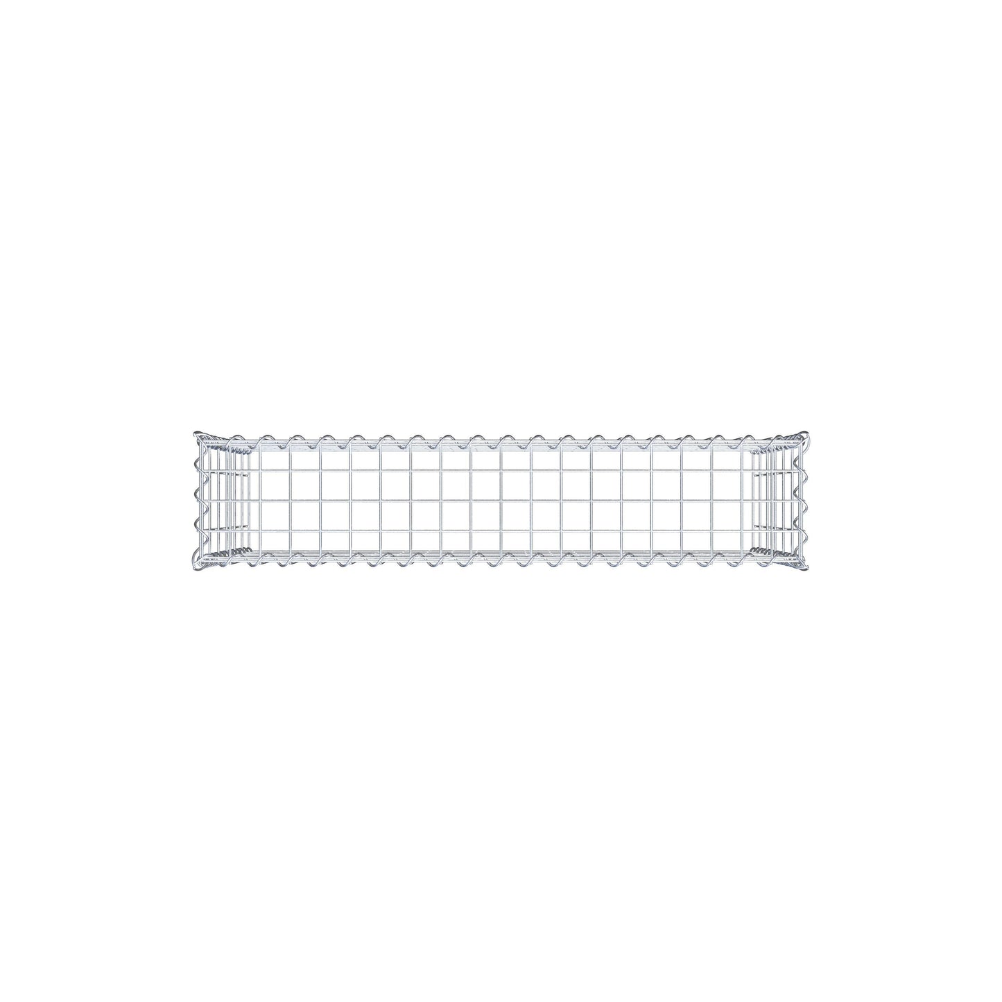 Anbaugabione Typ 3 100 cm x 60 cm x 20 cm (L x H x T), Maschenweite 5 cm x 10 cm, Spirale