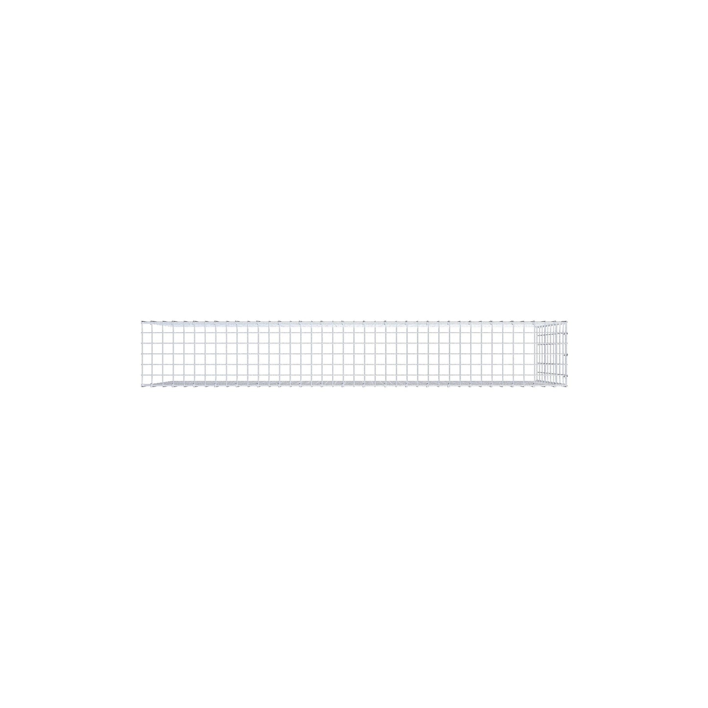Extra gabion typ 4 200 cm x 100 cm x 30 cm (L x H x D), maskstorlek 5 cm x 10 cm, C-ring