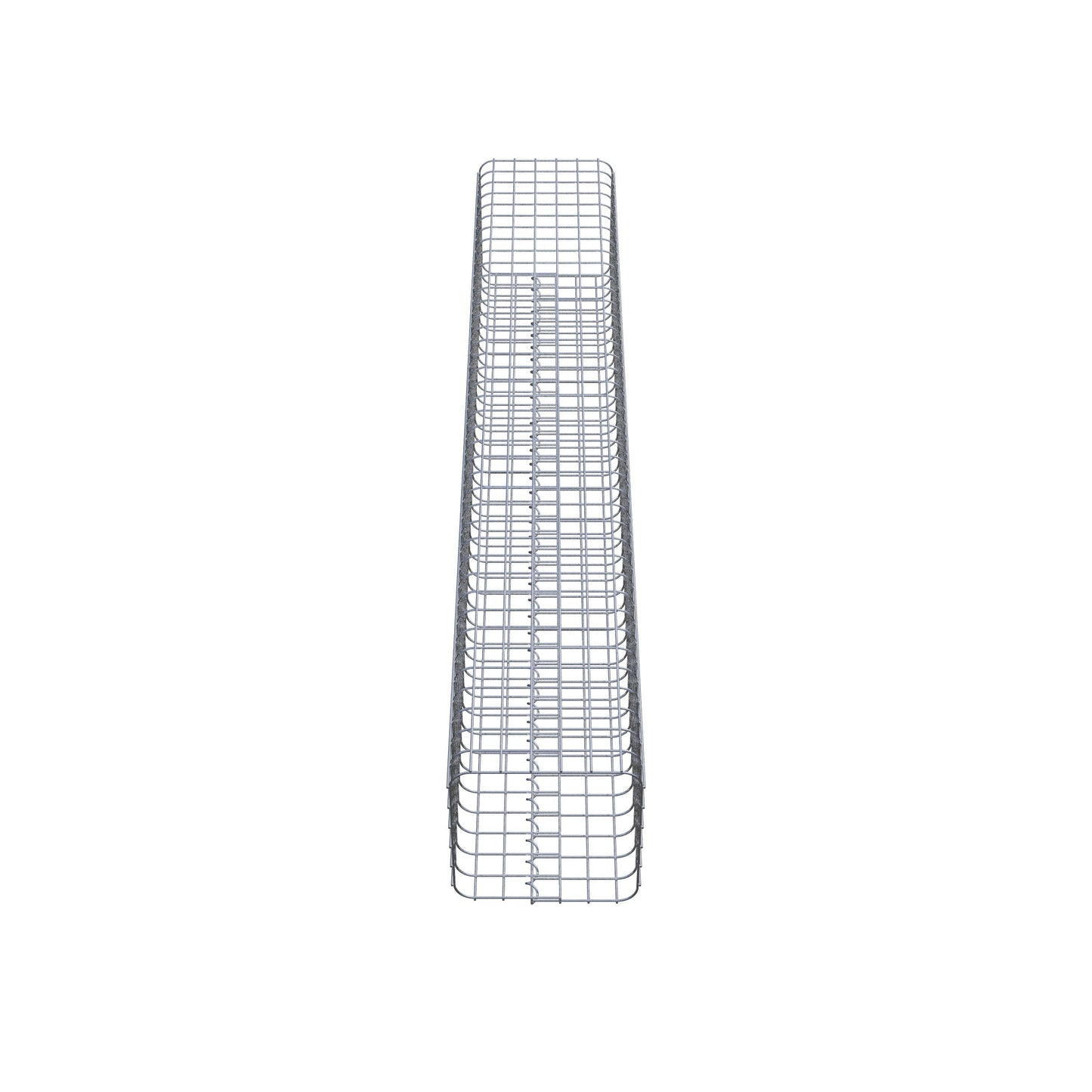 Gabionensäule eckig feuerverzinkt, 32 cm x 32 cm, 200 cm Höhe, MW 5 cm x 5 cm