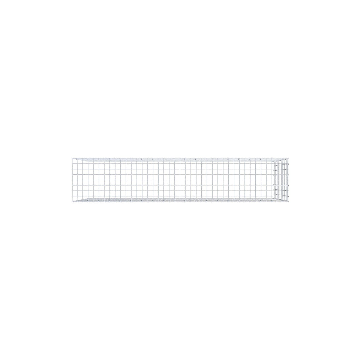 Anbaugabione Typ 4 200 cm x 100 cm x 40 cm (L x H x T), Maschenweite 5 cm x 10 cm, C-Ring