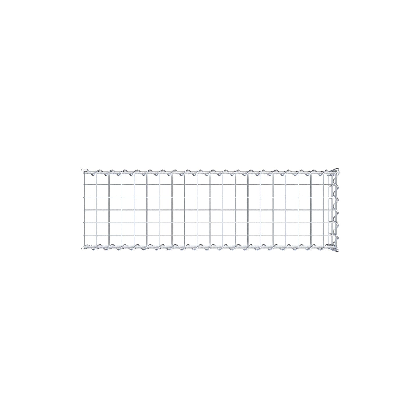 Gavión complementario tipo 4 100 cm x 20 cm x 30 cm (L x A x P), malla 5 cm x 10 cm, espiral