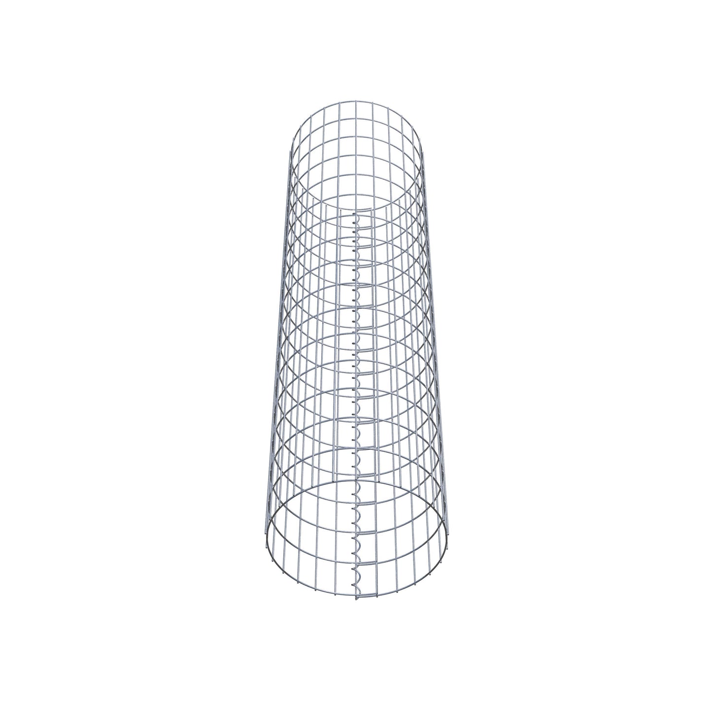 Gabionensäule rund 42 cm Durchmesser, 160 cm Höhe, Maschenweite 5 cm x 10 cm