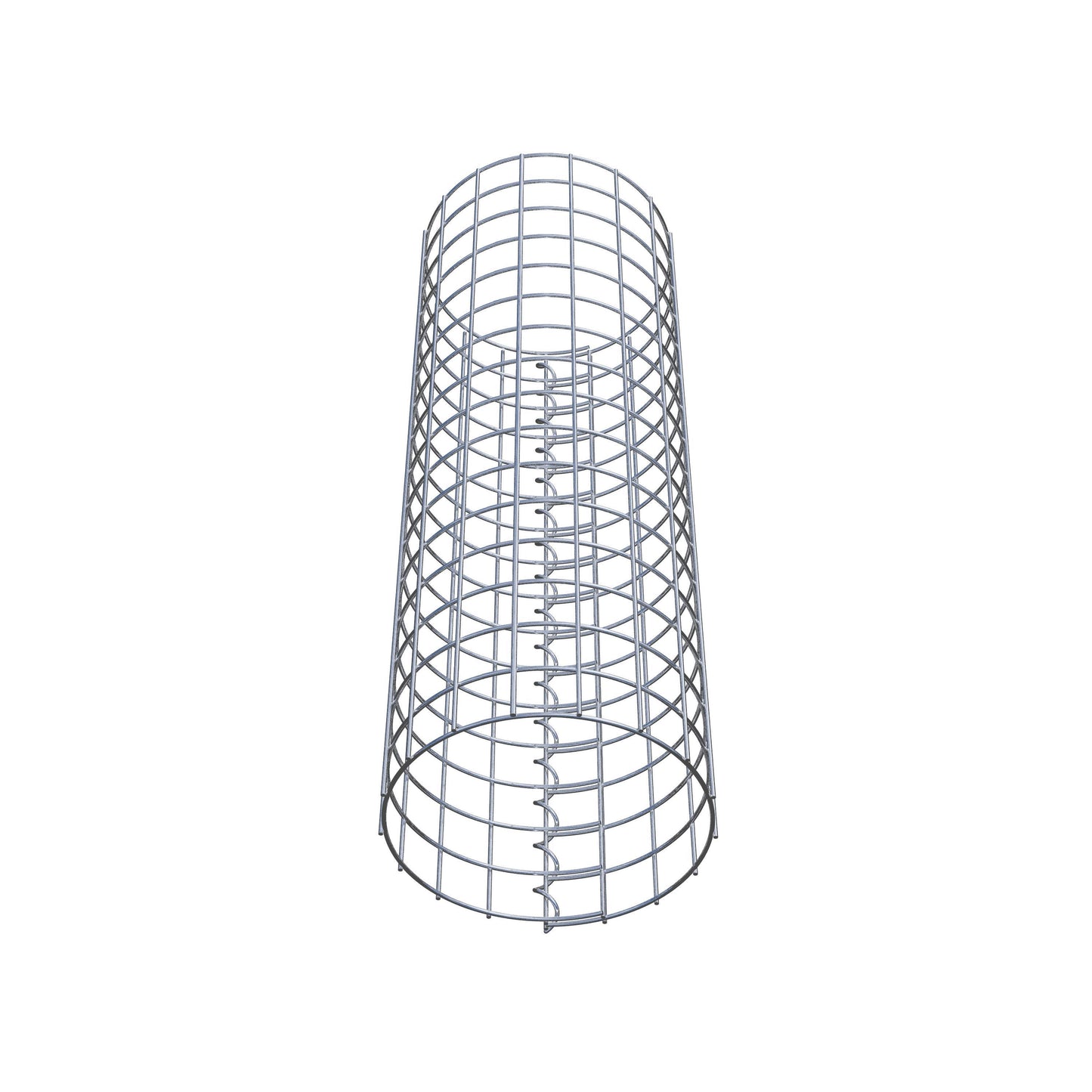 Colonne de gabion ronde 27 cm de diamètre, 80 cm de hauteur, maille 5 cm x 5 cm