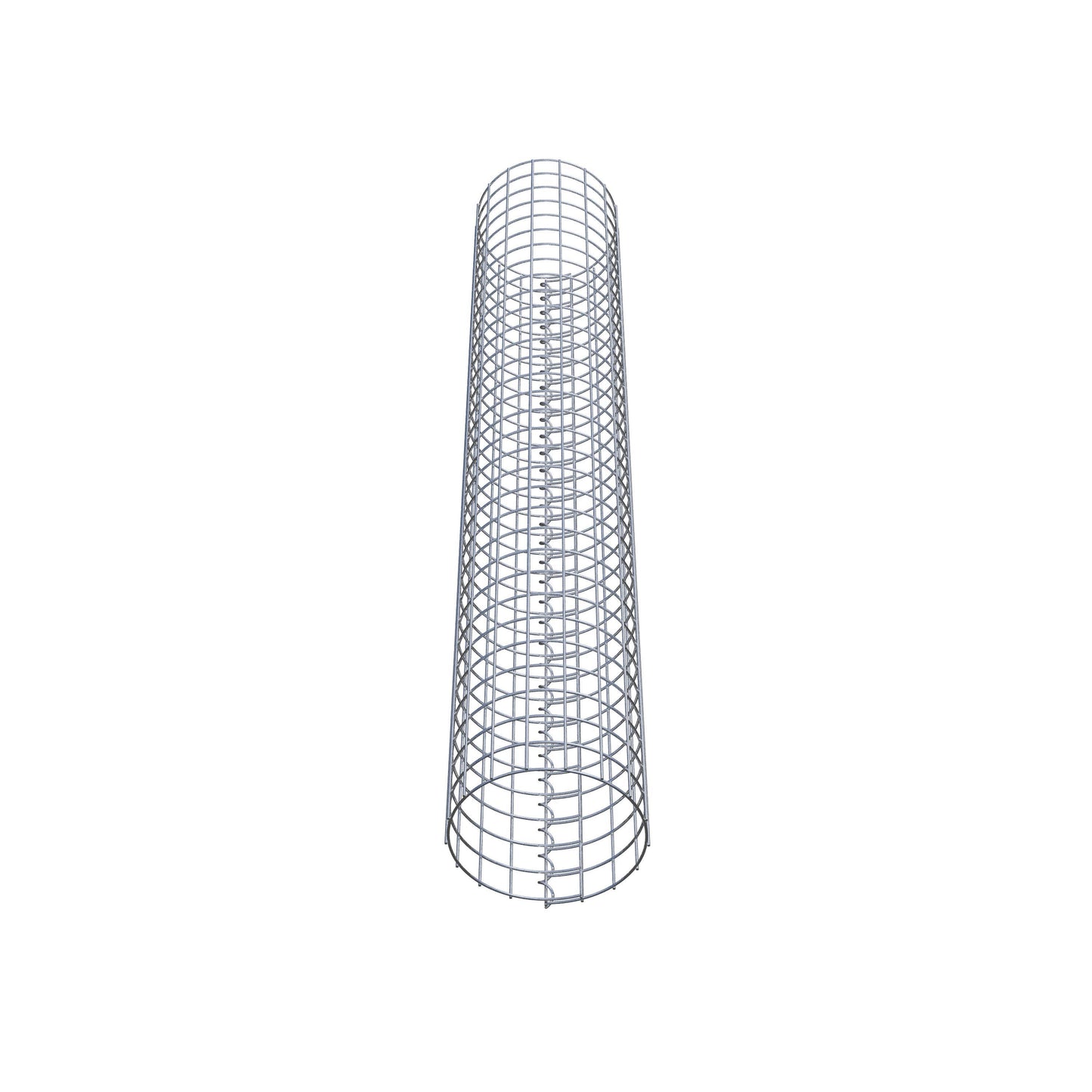 Colonne de gabion ronde 27 cm de diamètre, 160 cm de hauteur, maille 5 cm x 5 cm