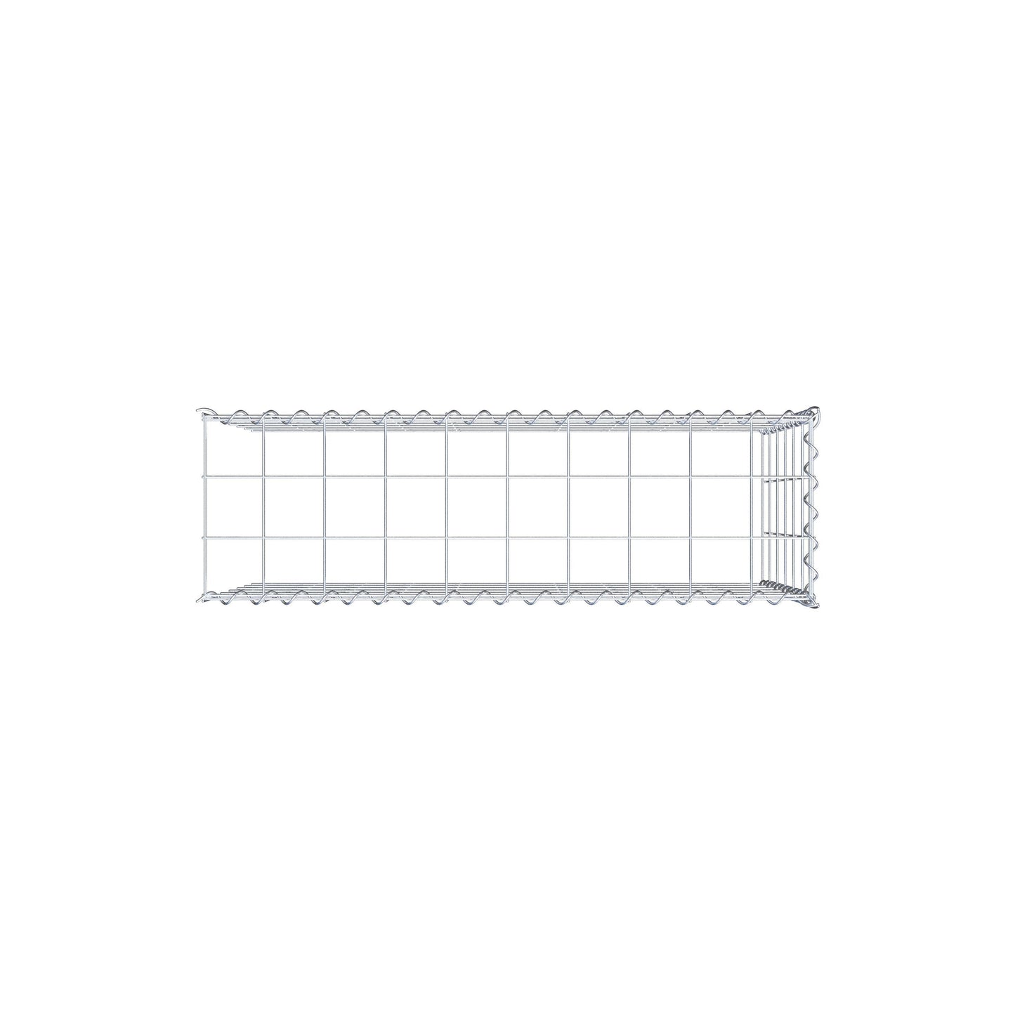 Anbaugabione Typ 4 100 cm x 60 cm x 30 cm (L x H x T), Maschenweite 10 cm x 10 cm, Spirale
