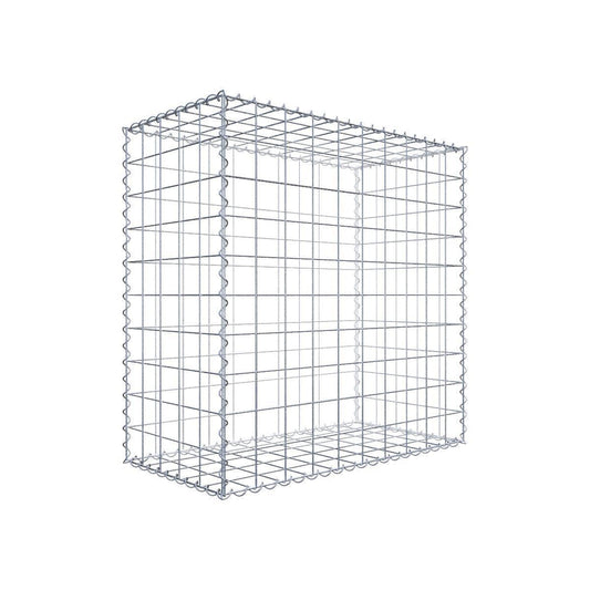 2er Set Gabionen 100 cm x 100 cm x 50 cm (L x H x T), Maschenweite 10 x 10 cm, Spirale