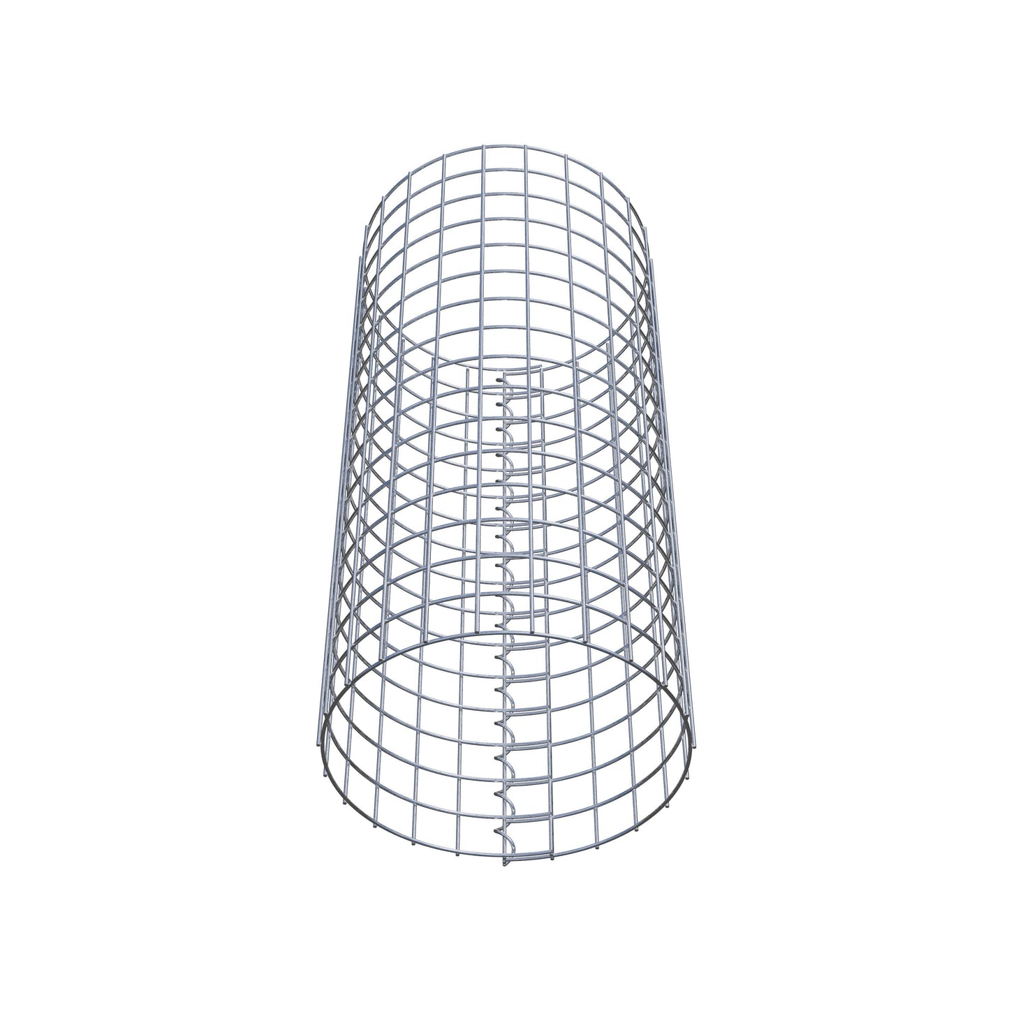 Gabionensäule rund 37 cm Durchmesser, 80 cm Höhe, Maschenweite 5 cm x 5 cm