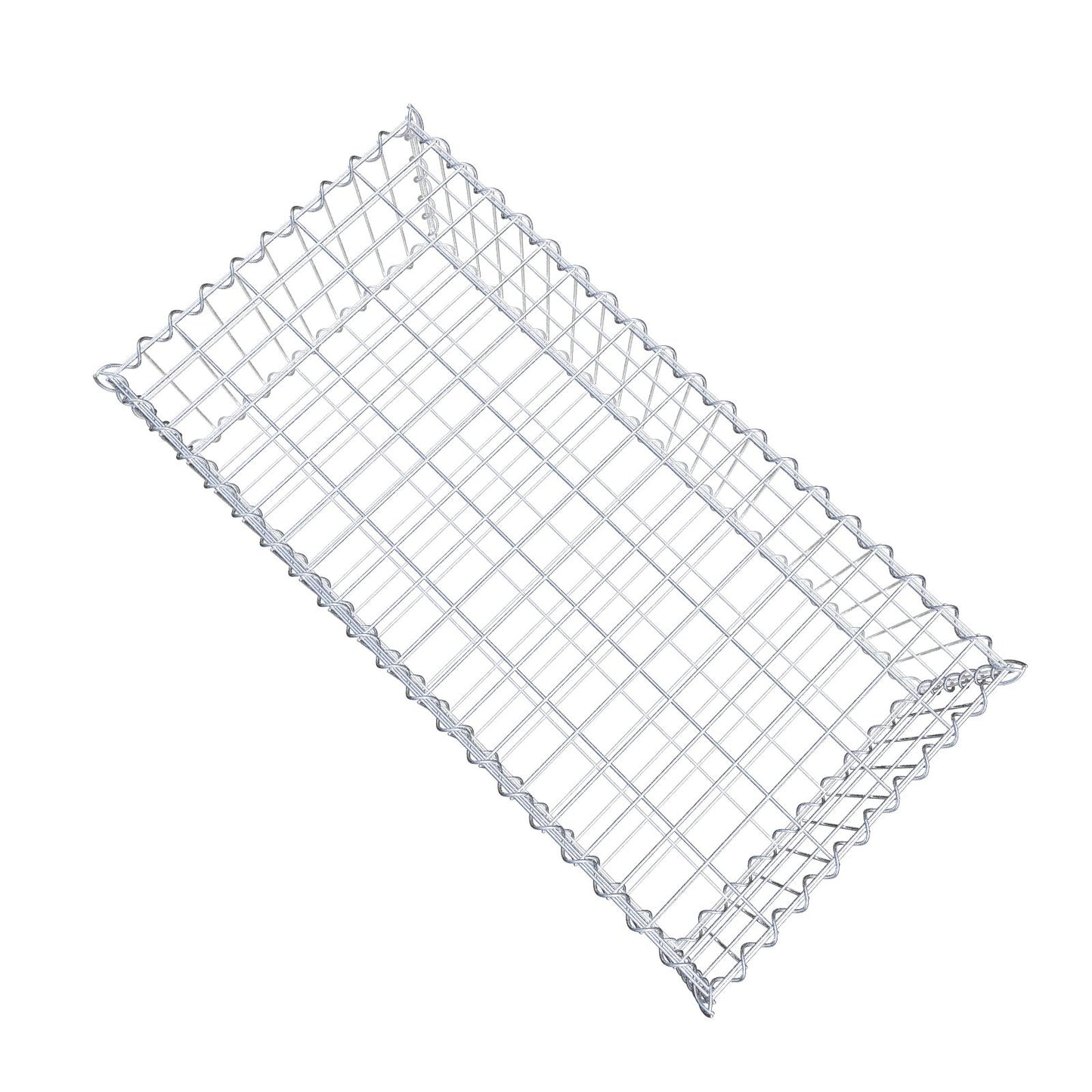 Gabione 100 cm x 30 cm x 50 cm (L x H x T), Maschenweite 5 cm x 10 cm, Spirale