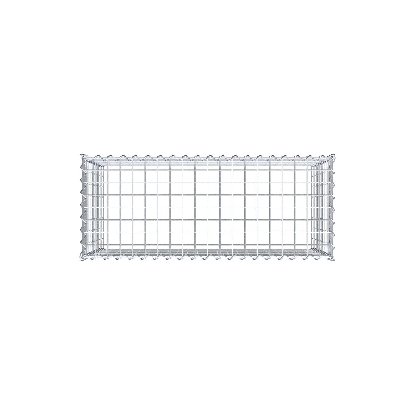 Anbaugabione Typ 3 100 cm x 60 cm x 40 cm (L x H x T), Maschenweite 5 cm x 5 cm, Spirale