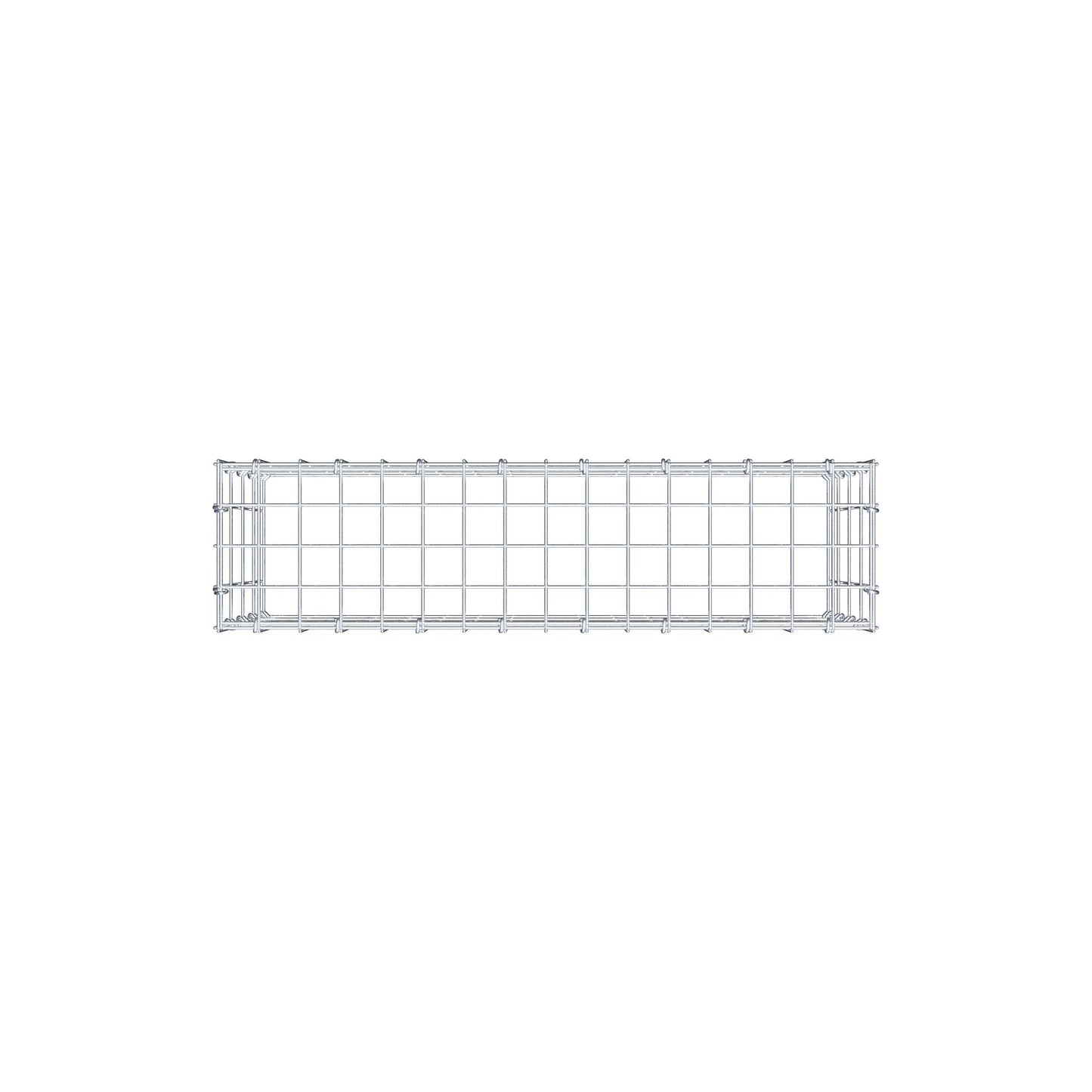 Anbaugabione Typ 3 80 cm x 40 cm x 20 cm (L x H x T), Maschenweite 5 cm x 10 cm, C-Ring