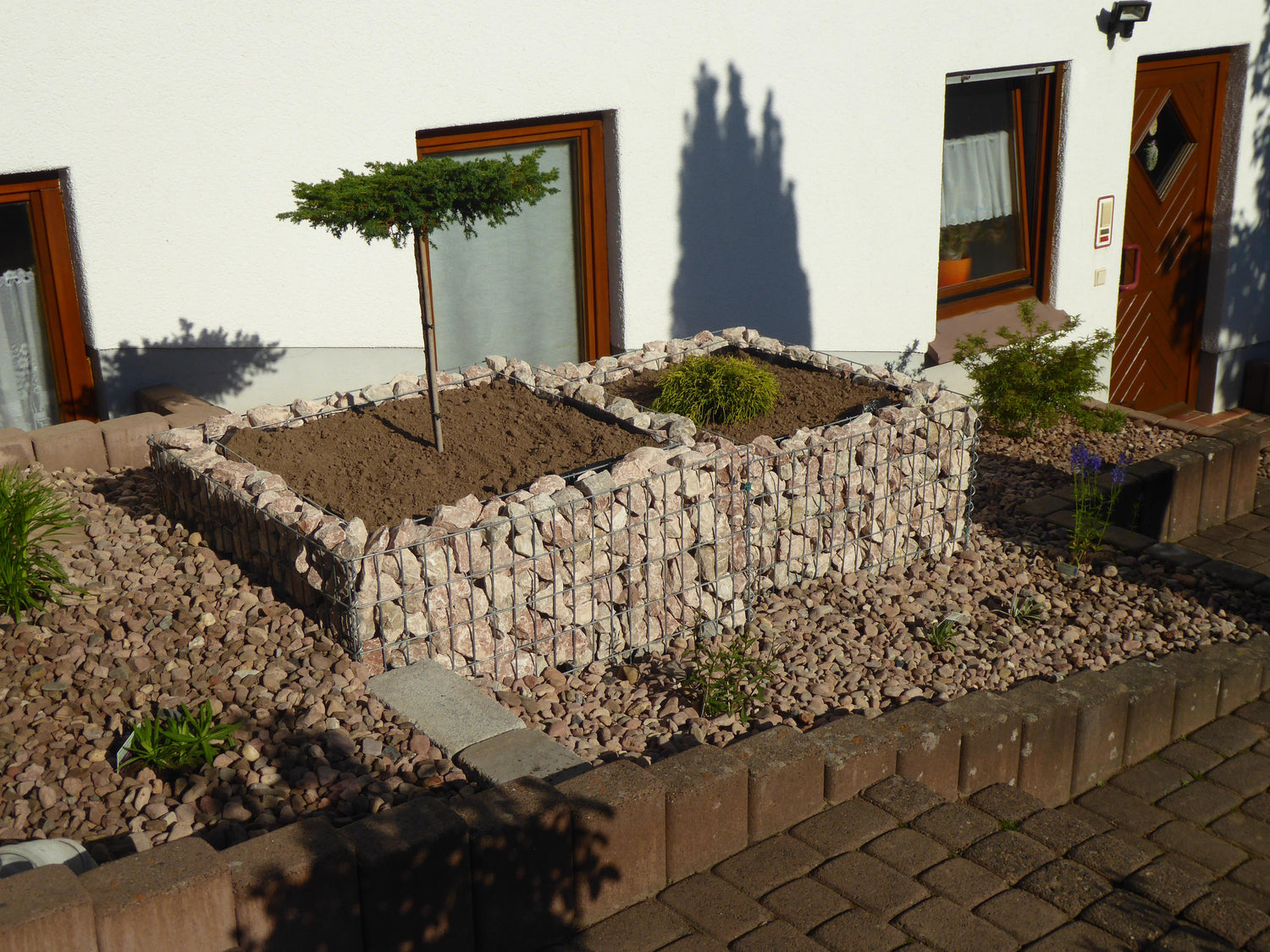 Gabion-højbed lavet på mål